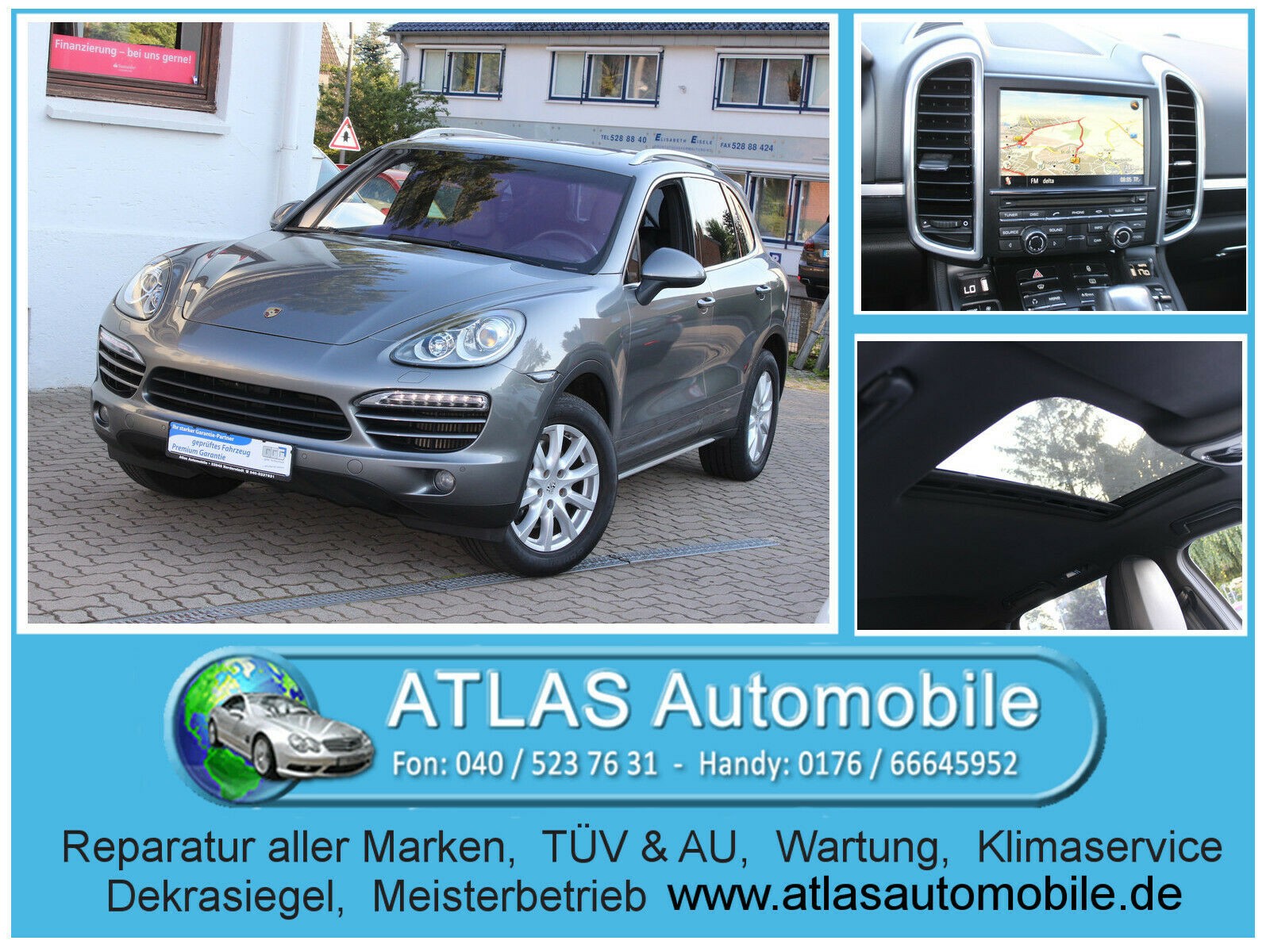 Porsche Cayenne Diesel Deutsch+Leder+Navi+Xenon+e.HGSD+S