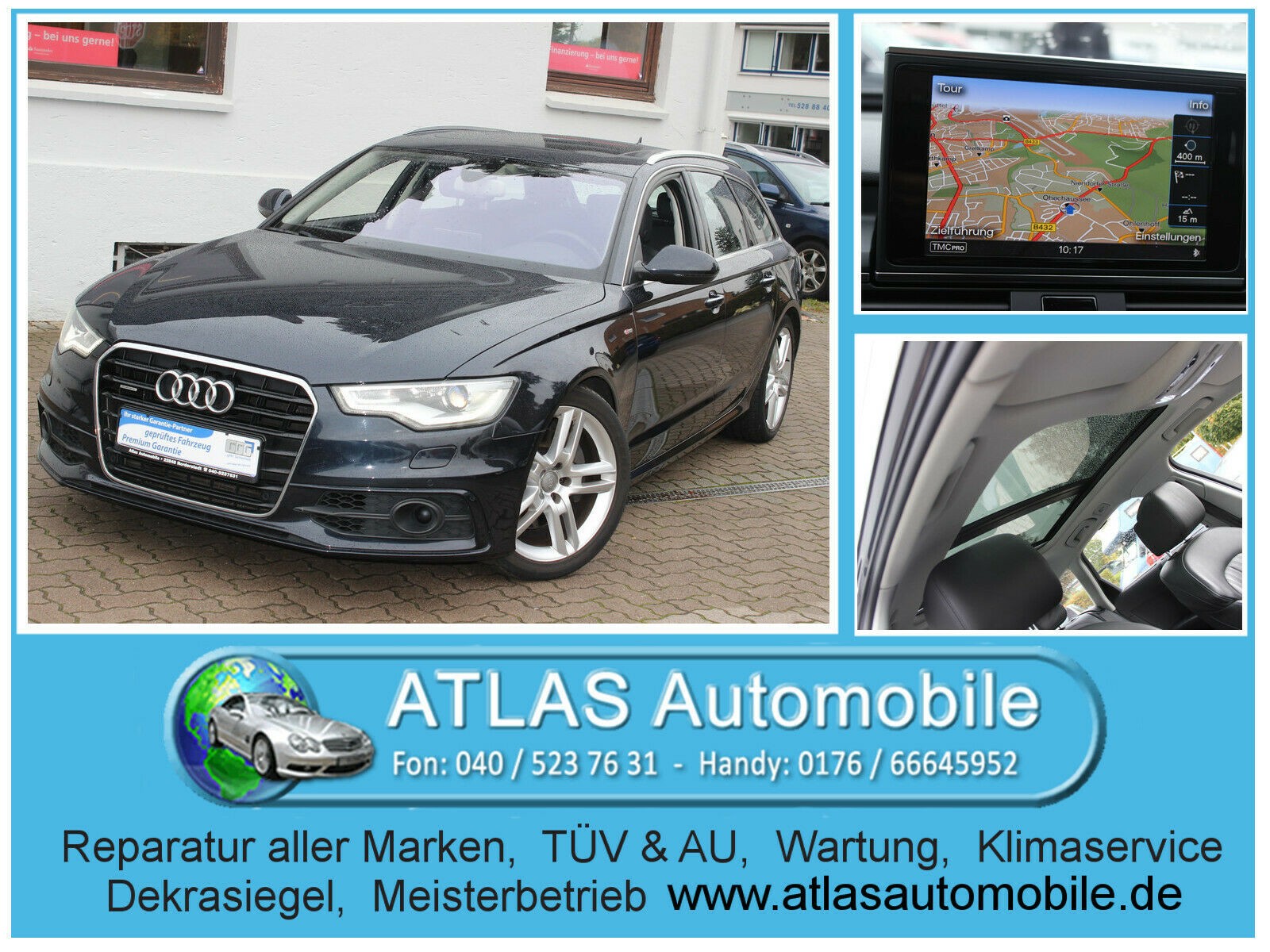 Audi A6 3.0 TDI quattro S Line ACC+Leder+Xenon+PANORA