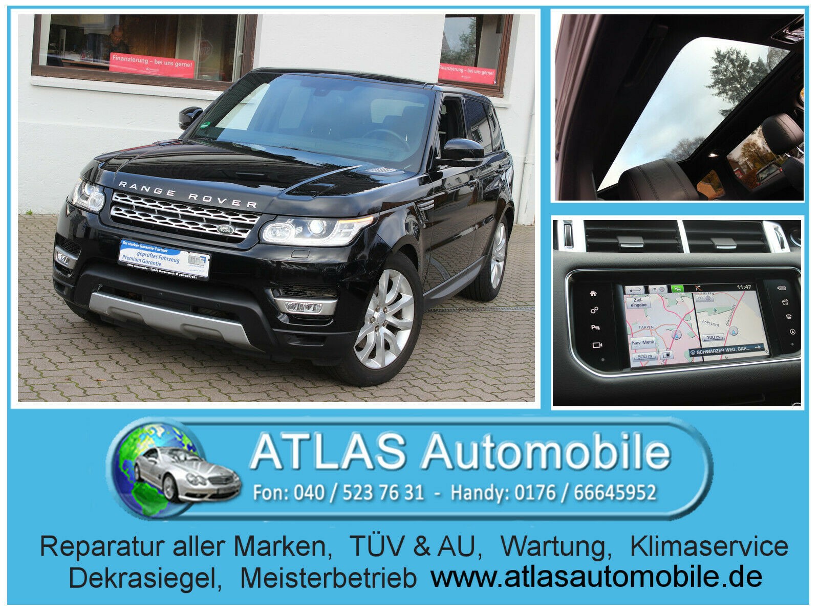 Land Rover Range Rover Sport HSE Leder+Navi+Kamera+Panorama