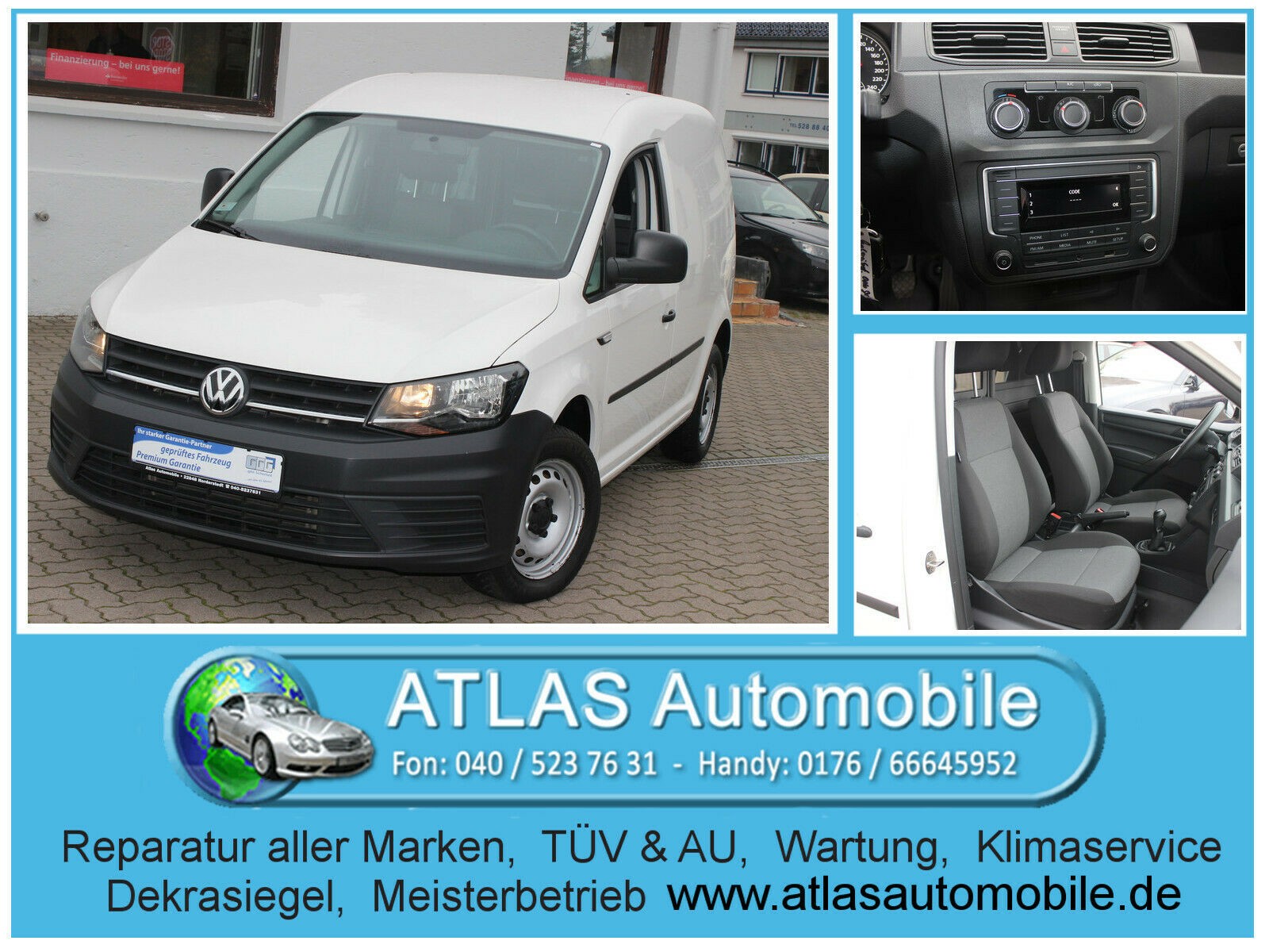 Volkswagen Caddy 2.0 TDI Kasten EcoProfi BMT EURO6+KLIMA+1.