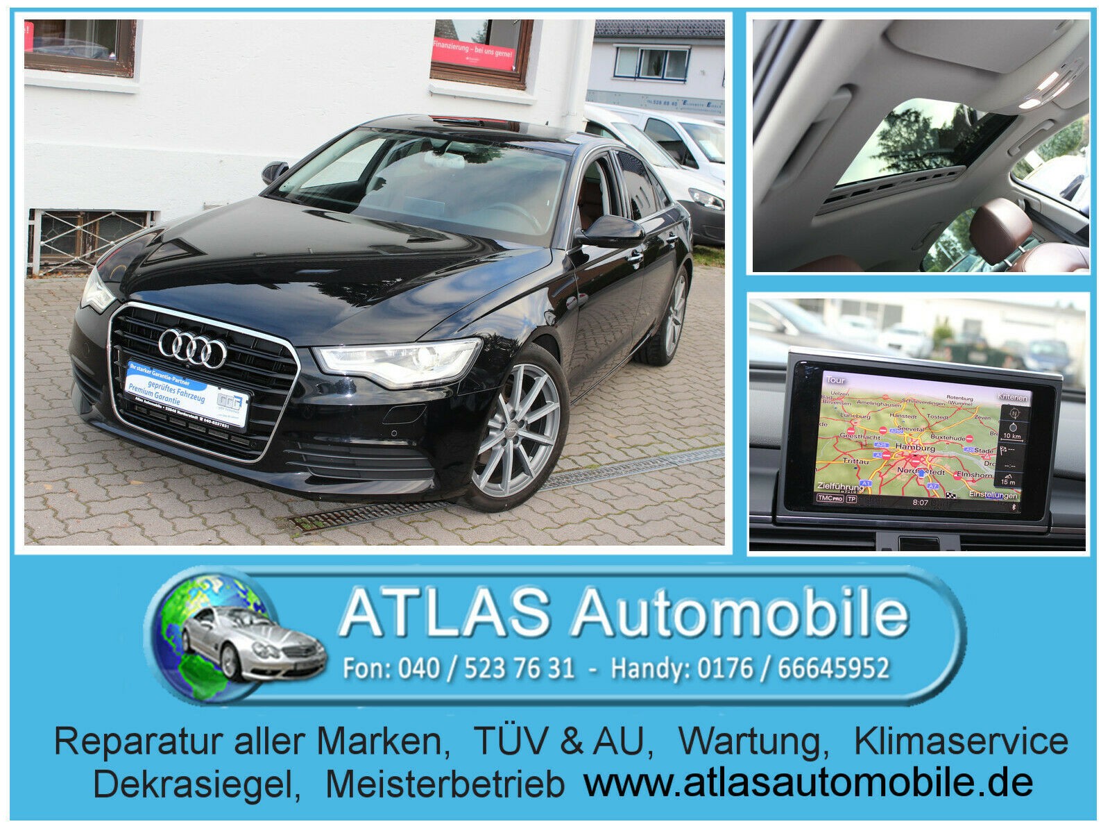 Audi A6 3.0 TDI Leder+Xenon+Navi+e.HGSD+Kamera+19 ALU