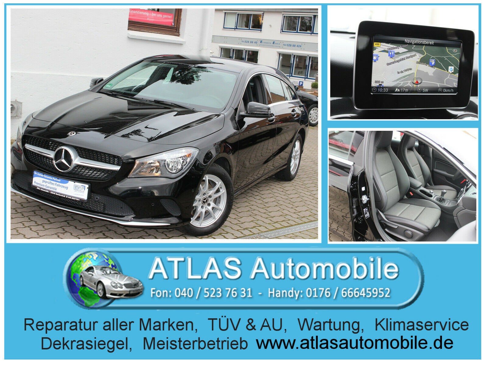 Mercedes-Benz CLA 180 Shooting Brake Navigation+Leder+Garantie