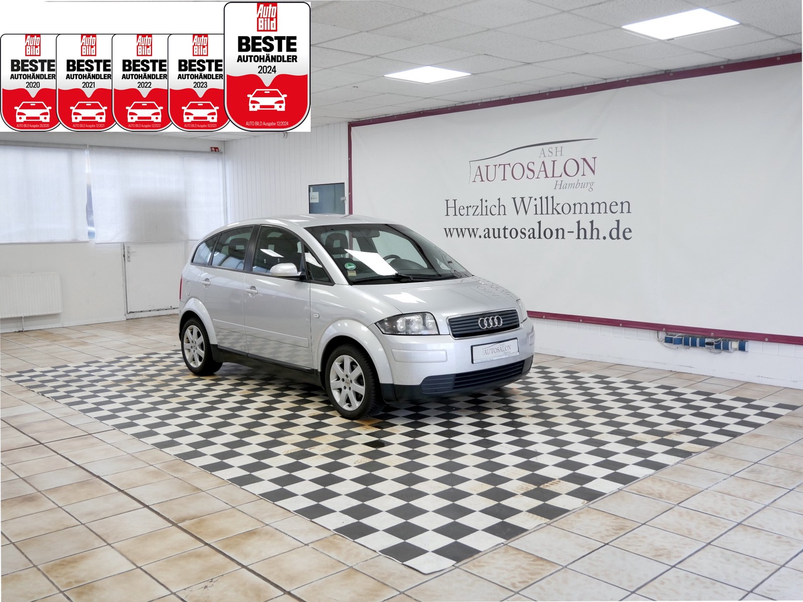 Audi A2 1.4 TDI ATL*2Vorb*ABT 105PS*AHK*Diverse Teile Neu*Klima