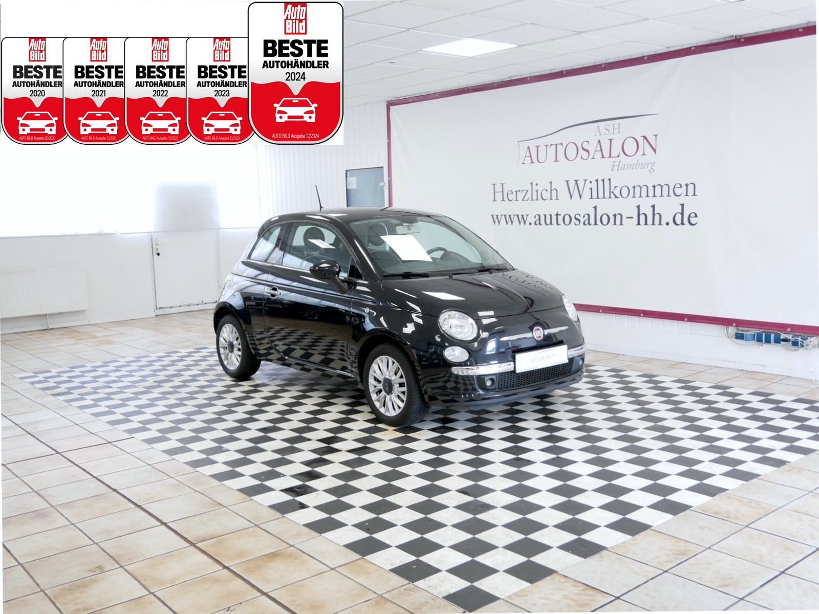 Fiat 500 Lounge*3Vorb*PDC H*Zahnriemen & TÜV Neu*LM-Felgen*