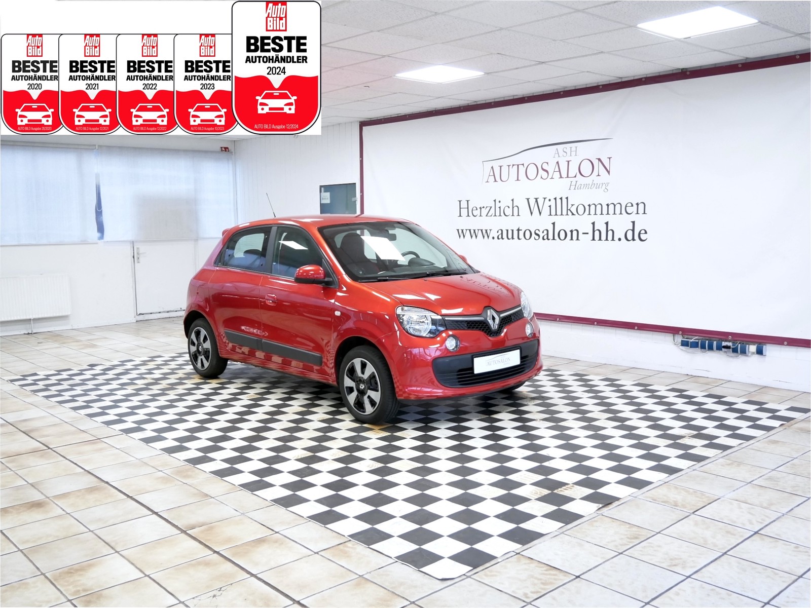 Renault Twingo Dynamique*1Vorb.Rentner*Serviceg.*Dezir Rot*Klima