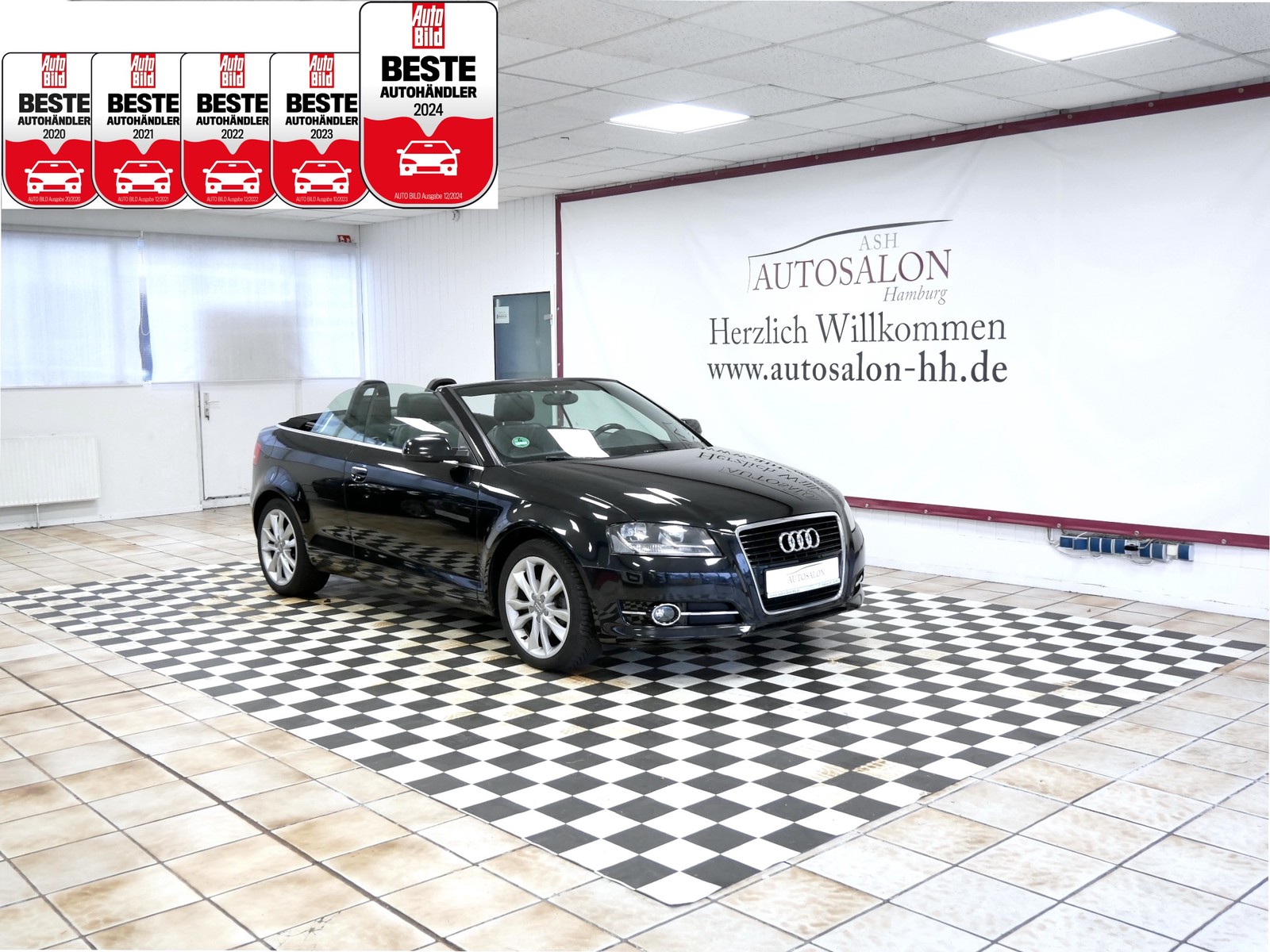 Audi A3 Cabriolet*3Vorb*Alcantara*Navi*SteuerK.Neu*Servicege