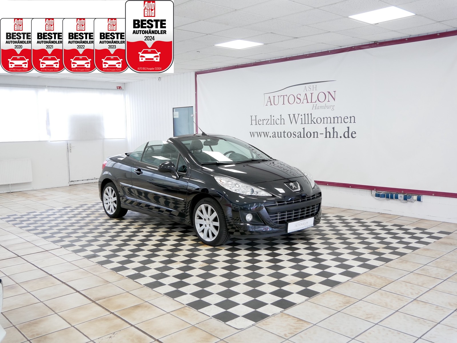Peugeot 207 CC Allure*2Vorb*Leder*PDC H*Sportsitze*Servicegepf*
