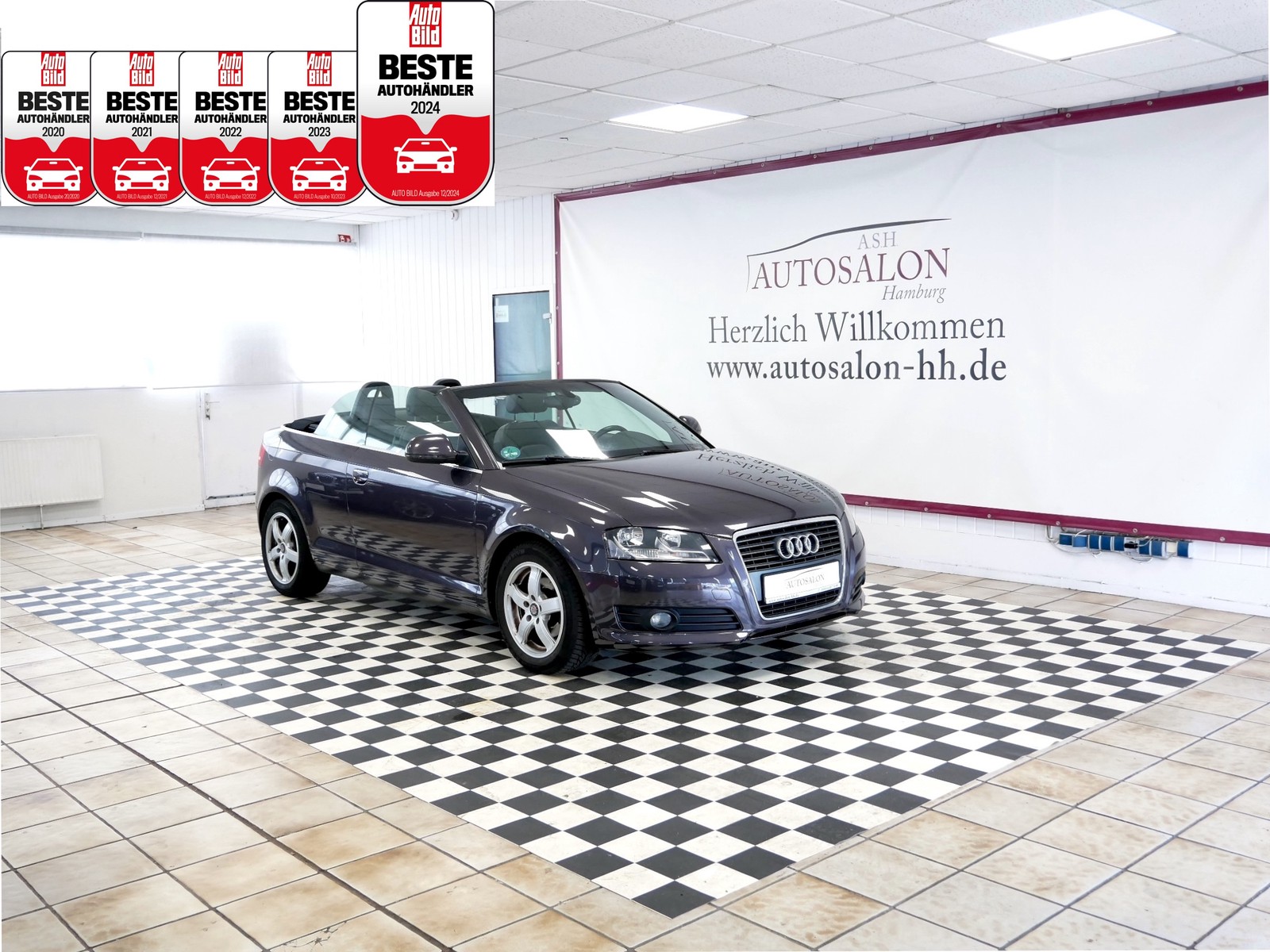 Audi A3 Ambition Cabriolet*Leder*Sportsitze*AHK*Kupplung Neu*