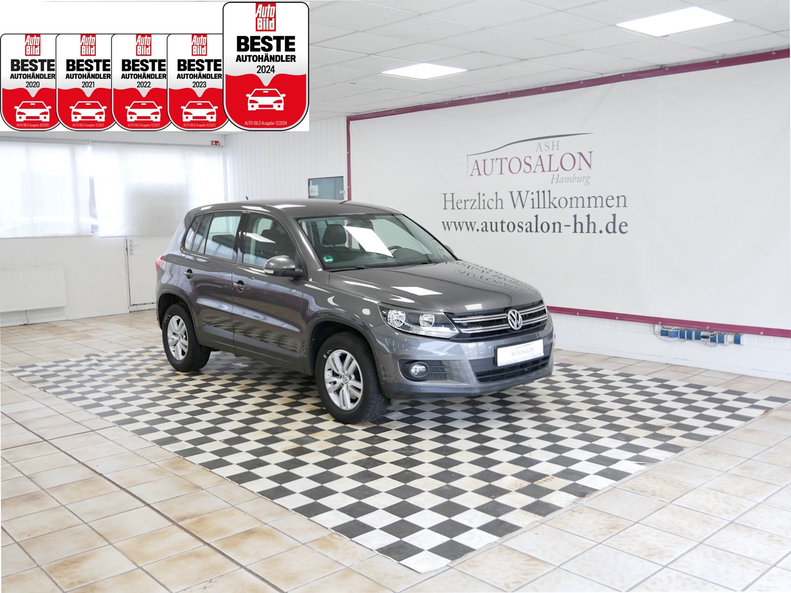 Volkswagen Tiguan Trend & Fun*1Vorb*Rentner*AHK*VW Servicegep*PDC V&H