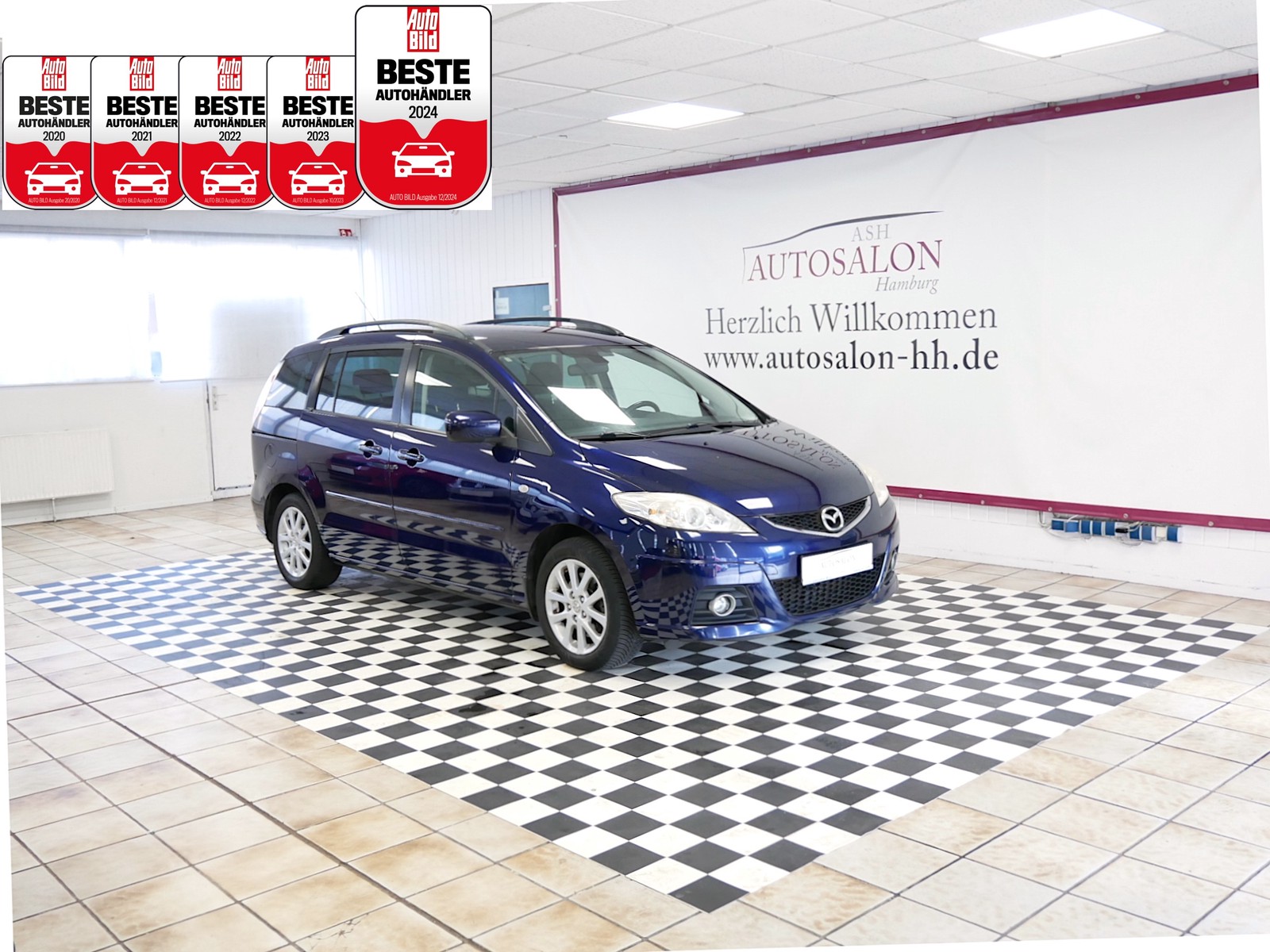 Mazda 5 2.0 Exclusive*7Sitze*Sitzheizung*AHK*TÜV & Service Neu