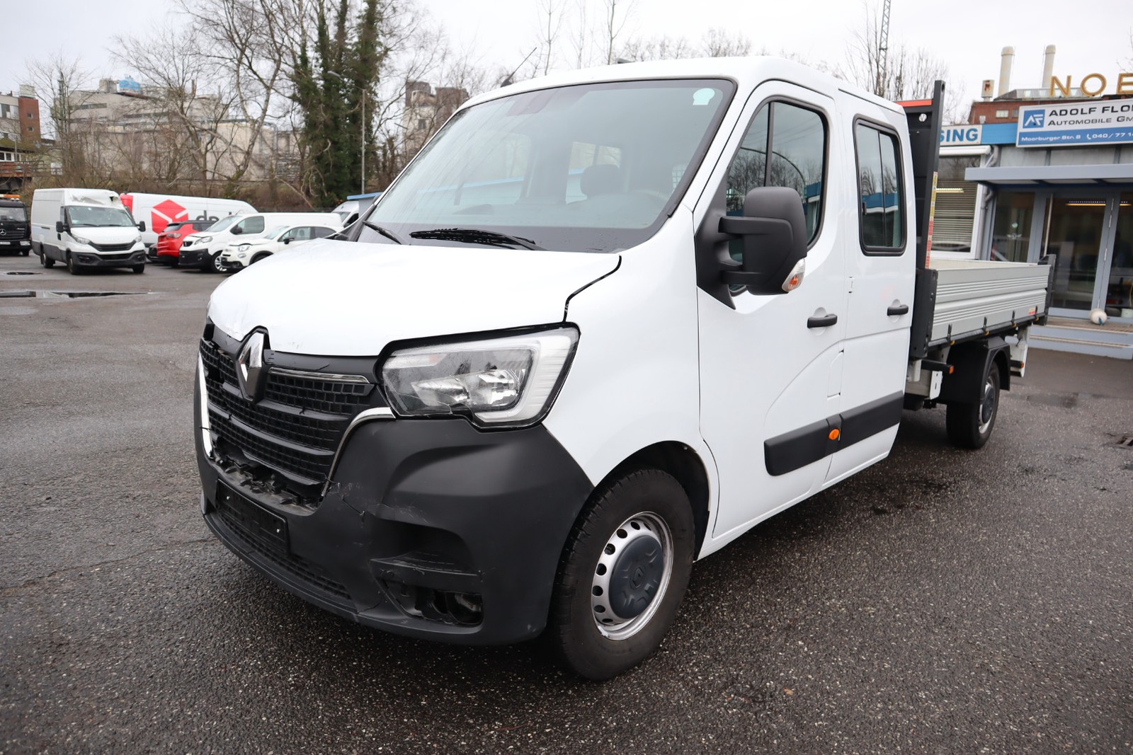 Renault Master III DoKa Kipper 2.0 D L3H1 3,5t Klima. AHK. SV. ZV.