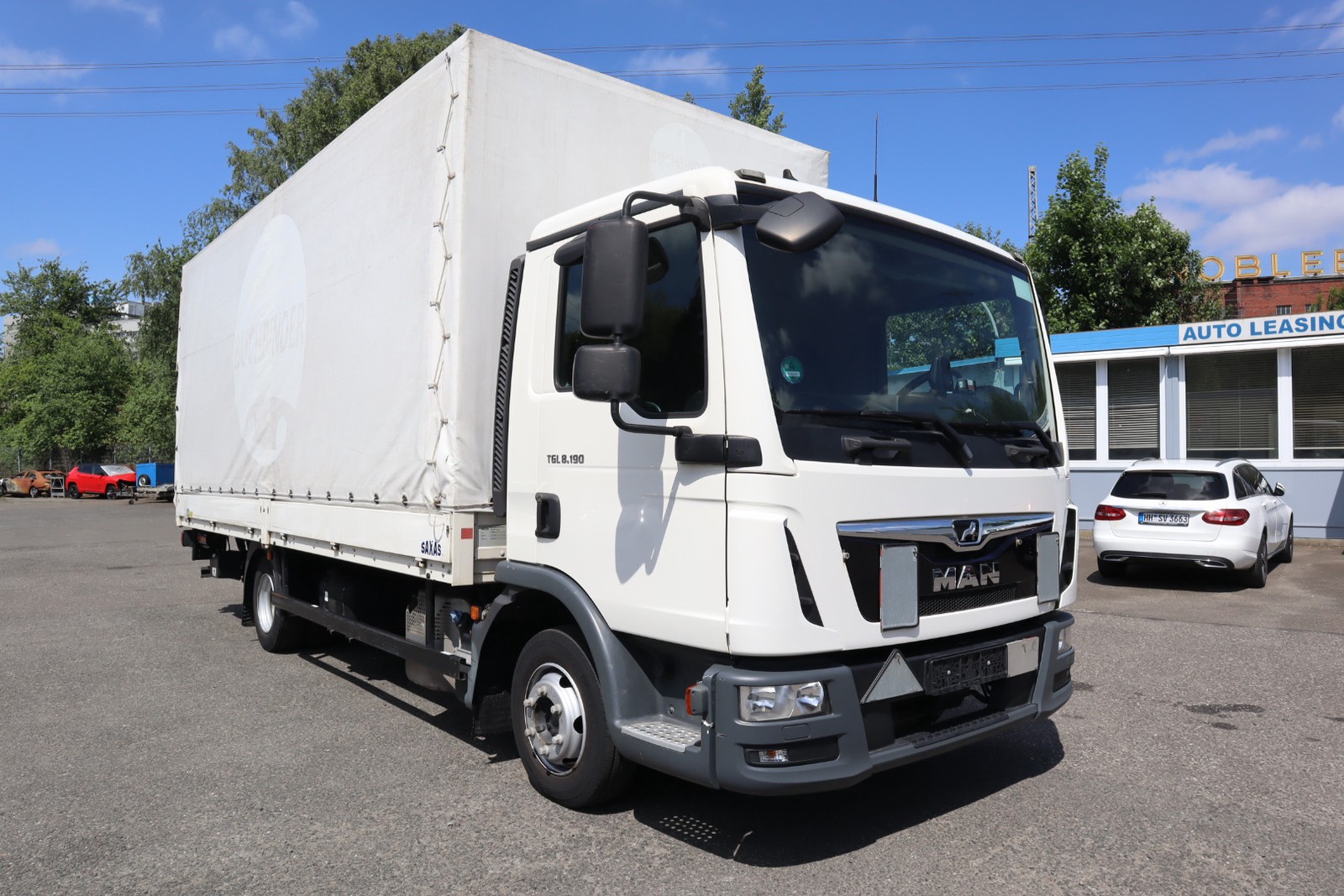MAN TGL 8.190 Pritsche Plane Klima. Luftfeder. AHK. EFH.