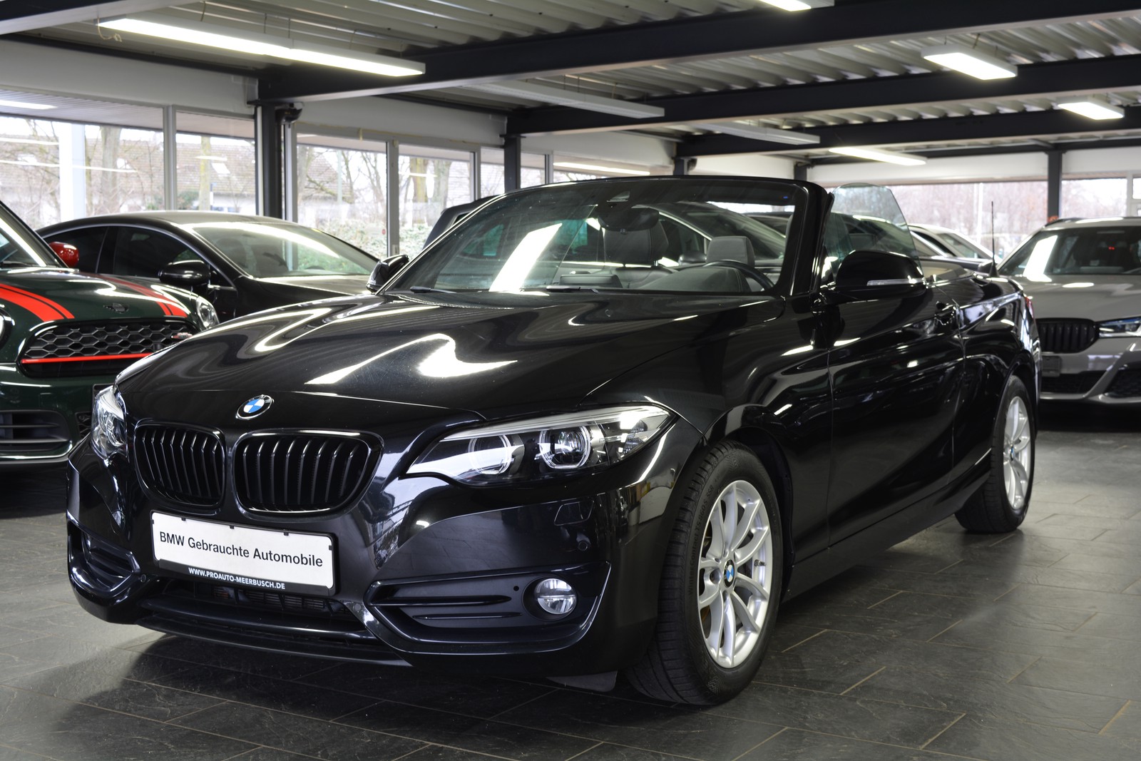 BMW 218 i Cabrio Sport Line NAVI/LEDER/TEMPOMAT/LED