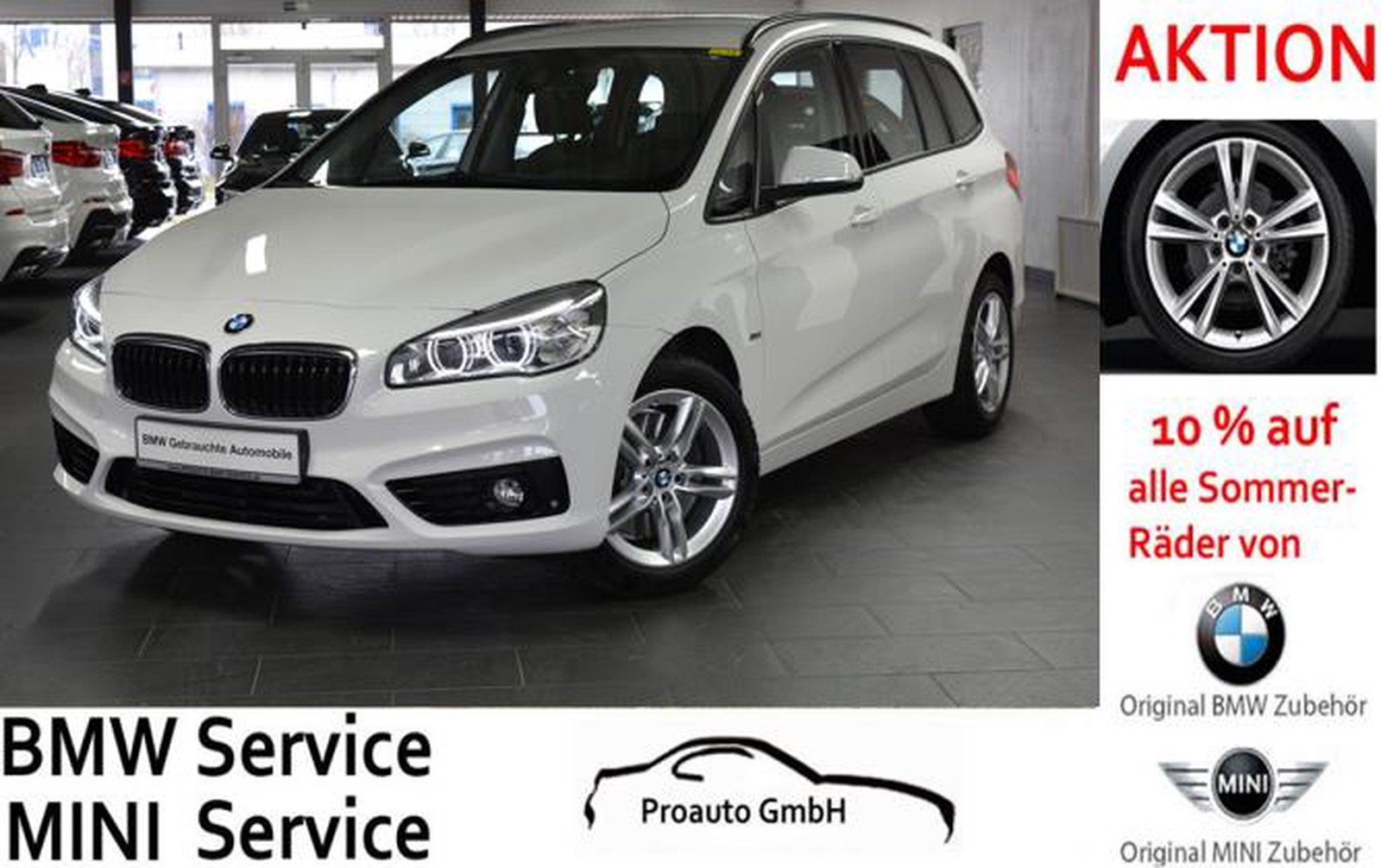 BMW 220d Gran Tourer Aut. Sport Line LED/NAVI PLUS