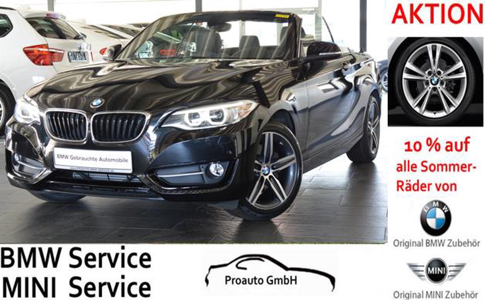 BMW 220d Cabrio Aut. Sport Line NAVI/XENON/SITZHEIZUNG