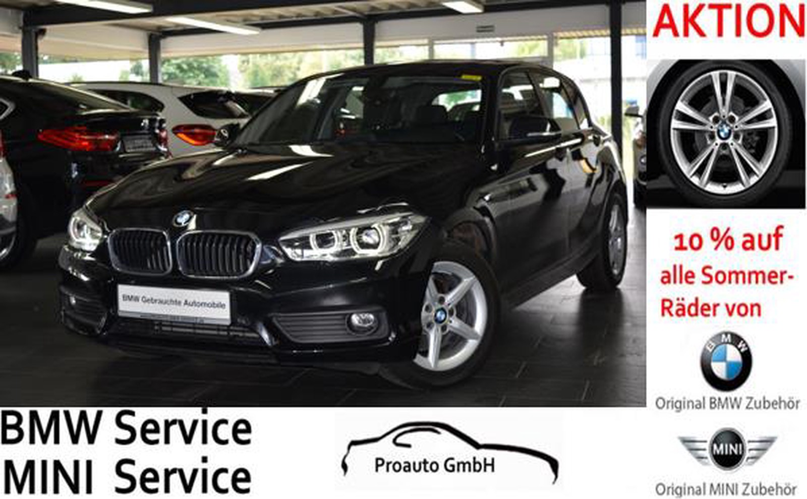 BMW 118i Aut. Advantage LED/NAVI/GLASDACH/SITZHEIZUNG