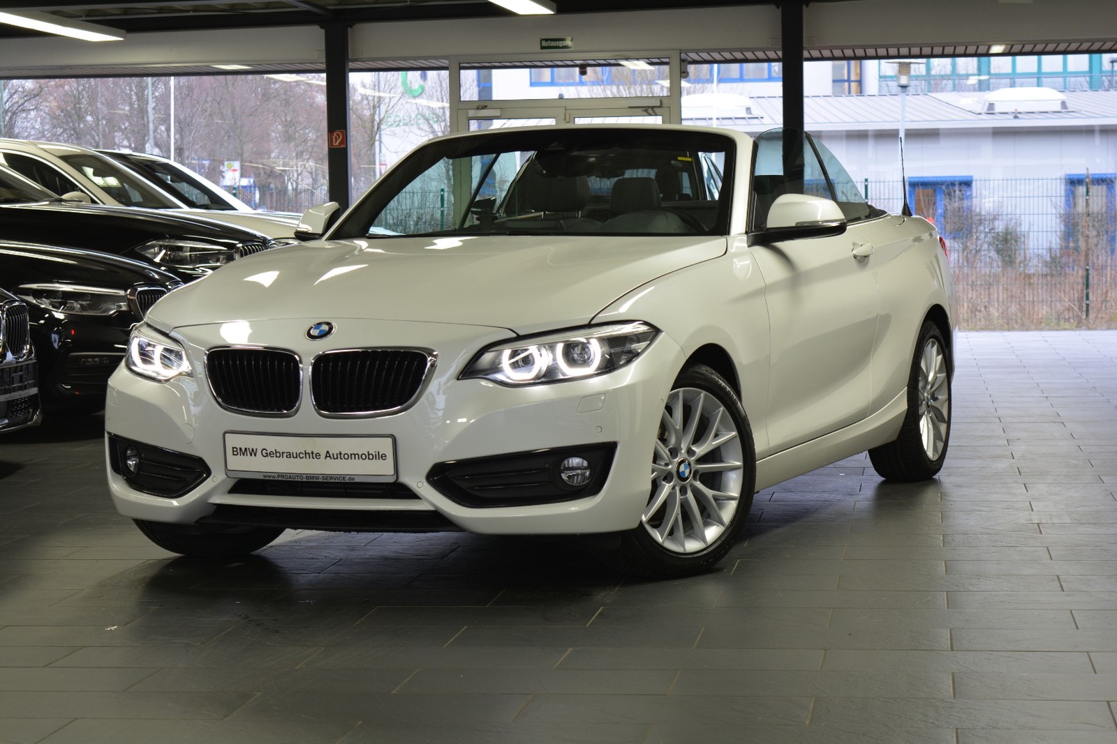 BMW 218d Advantage Cabrio/Leder/Navi/HiFi