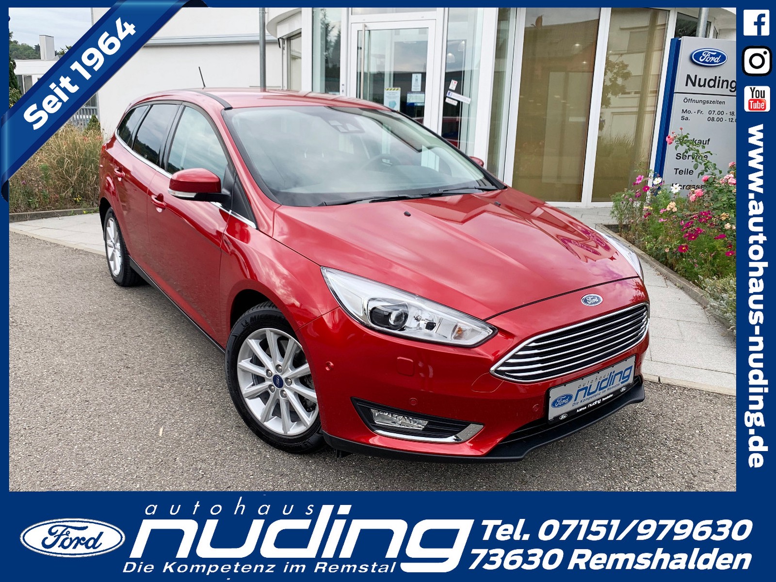 Ford Focus Turnier 1.5 EcoBoost Titanium Xenon/PP/Navi