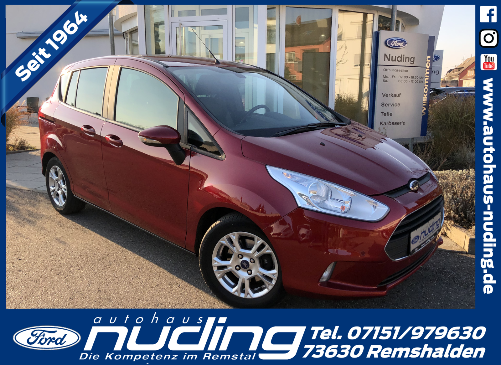 Ford B-Max 1.0 EcoBoost SYNC-Edition PDC / SH / Alu