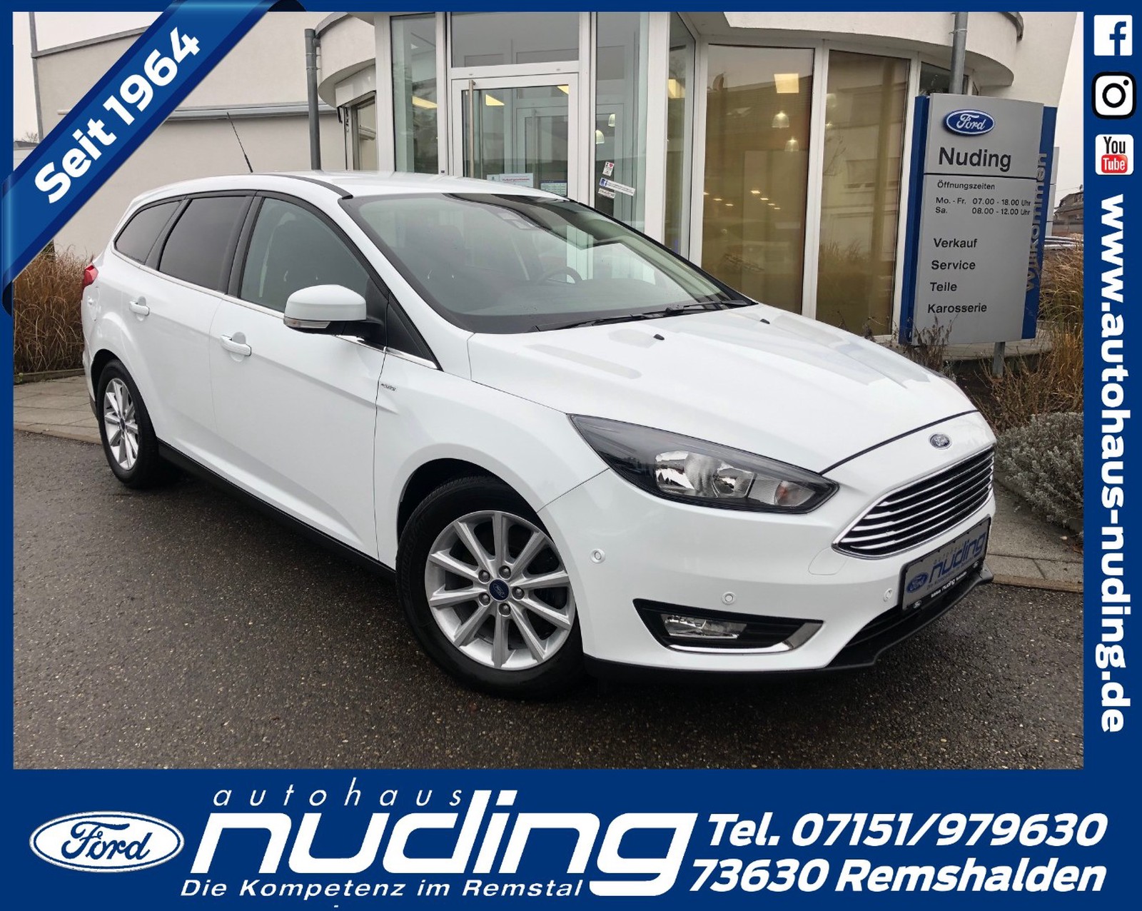 Ford Focus Turnier 2.0 TDCi Aut. Titanium ACC/AHK/RFK