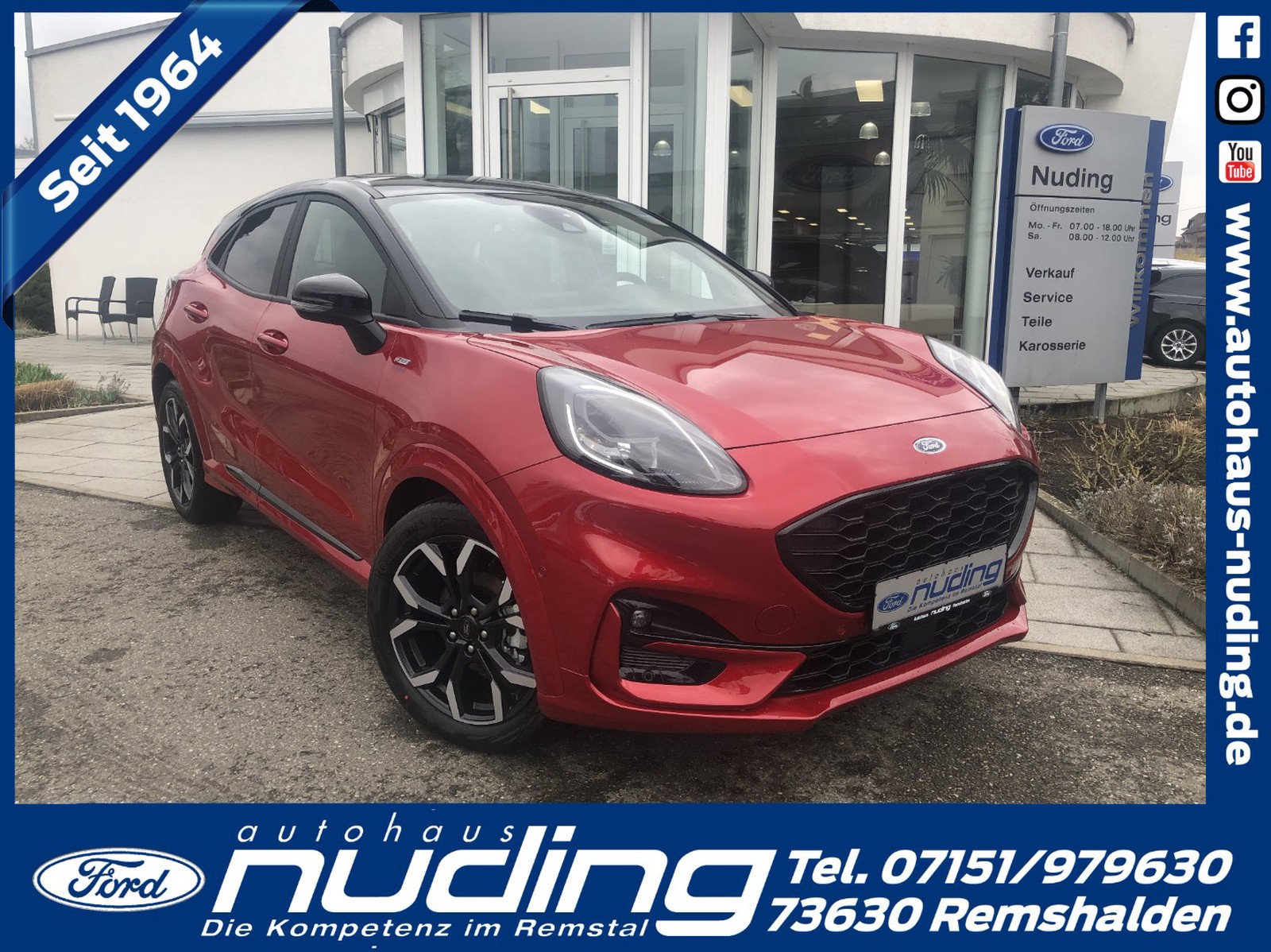 Ford Puma 1.0 EcoBoost Hybrid ST-Line X Navi/ACC/BLIS