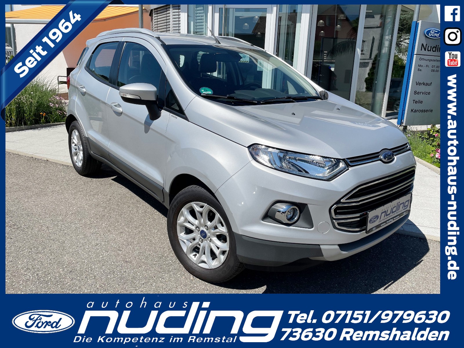 Ford EcoSport 1.0 EcoBoost Titanium Klima / Alu / SZH