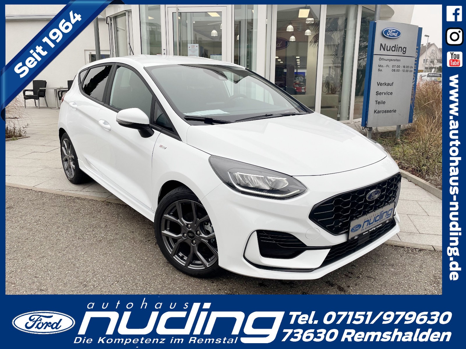 Ford Fiesta 1.0 EcoBoost Hybrid ST-Line PDC/Klima/SZH