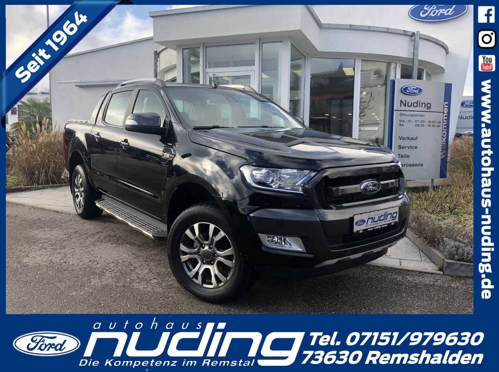 Ford Ranger 3.2 Doppelkabine 4x4 Wildtrak AHK / ACC