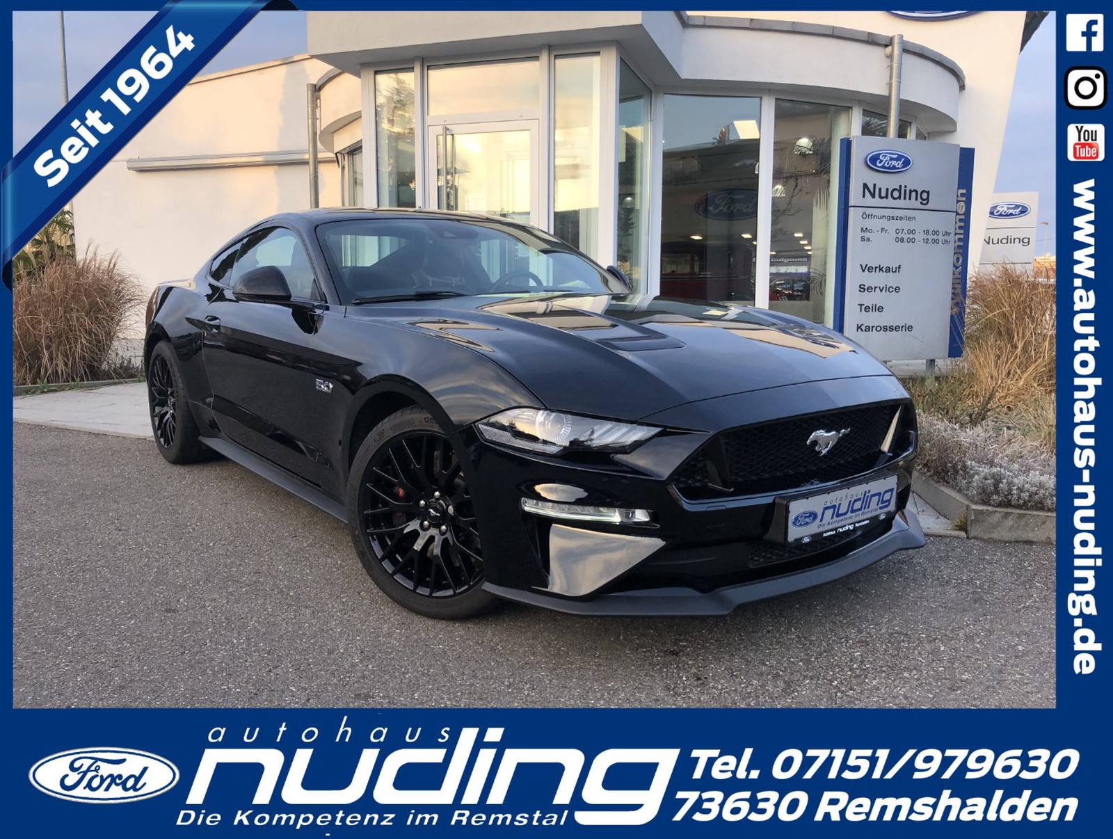 Ford Mustang GT 5.0 Ti-VCT V8 Navi/B&O