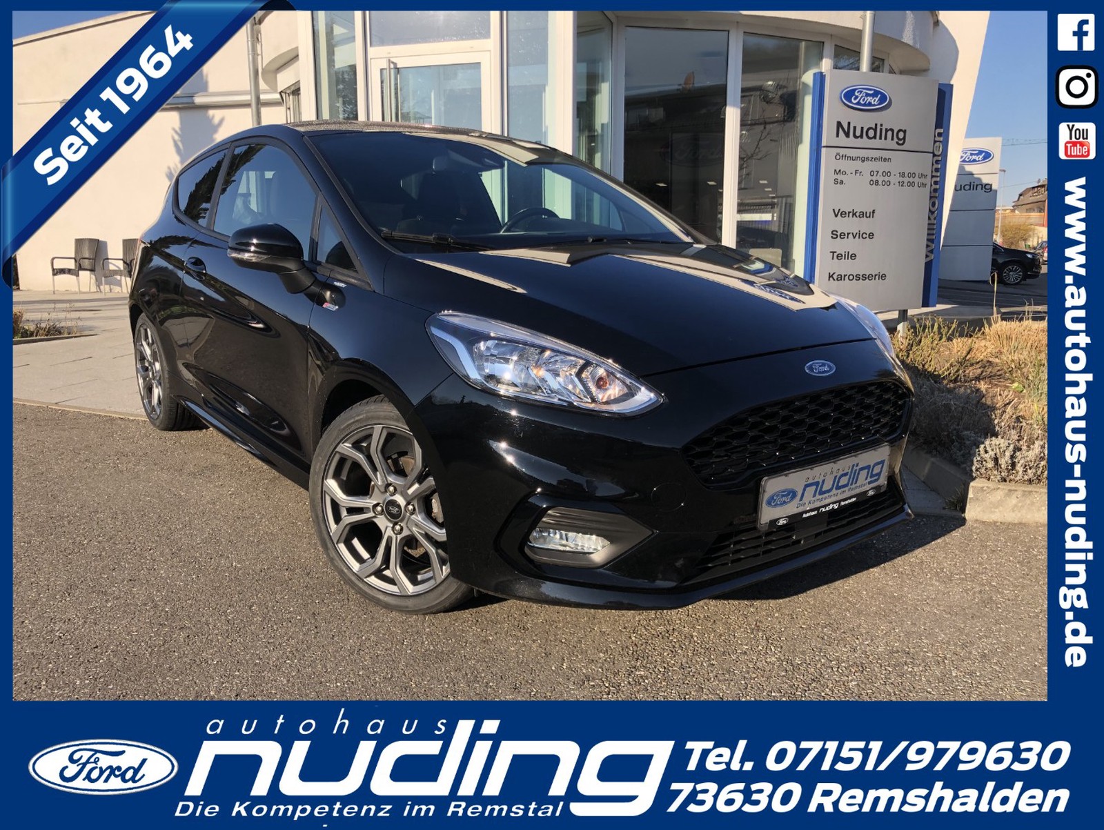 Ford Fiesta 1.0 EcoBoost ST-Line Klima/SZH/Alu