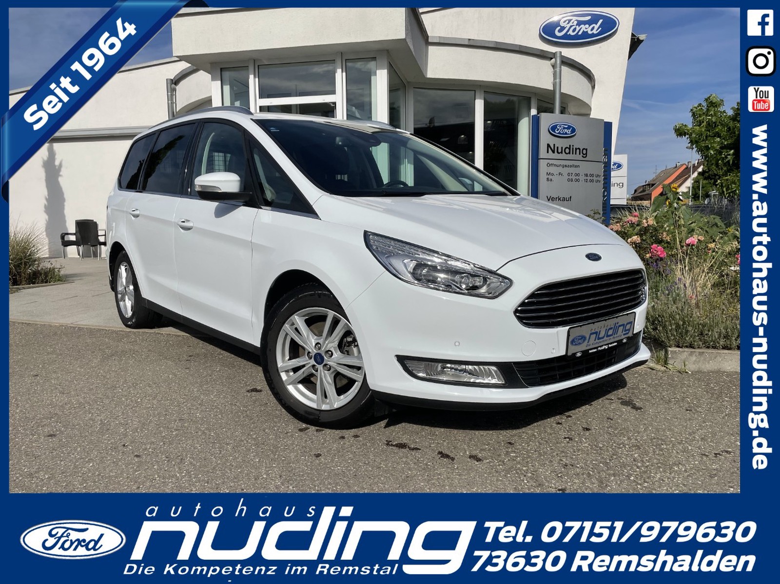 Ford Galaxy 1.5 EcoBoost Titanium AHK/Navi/LED/PDC