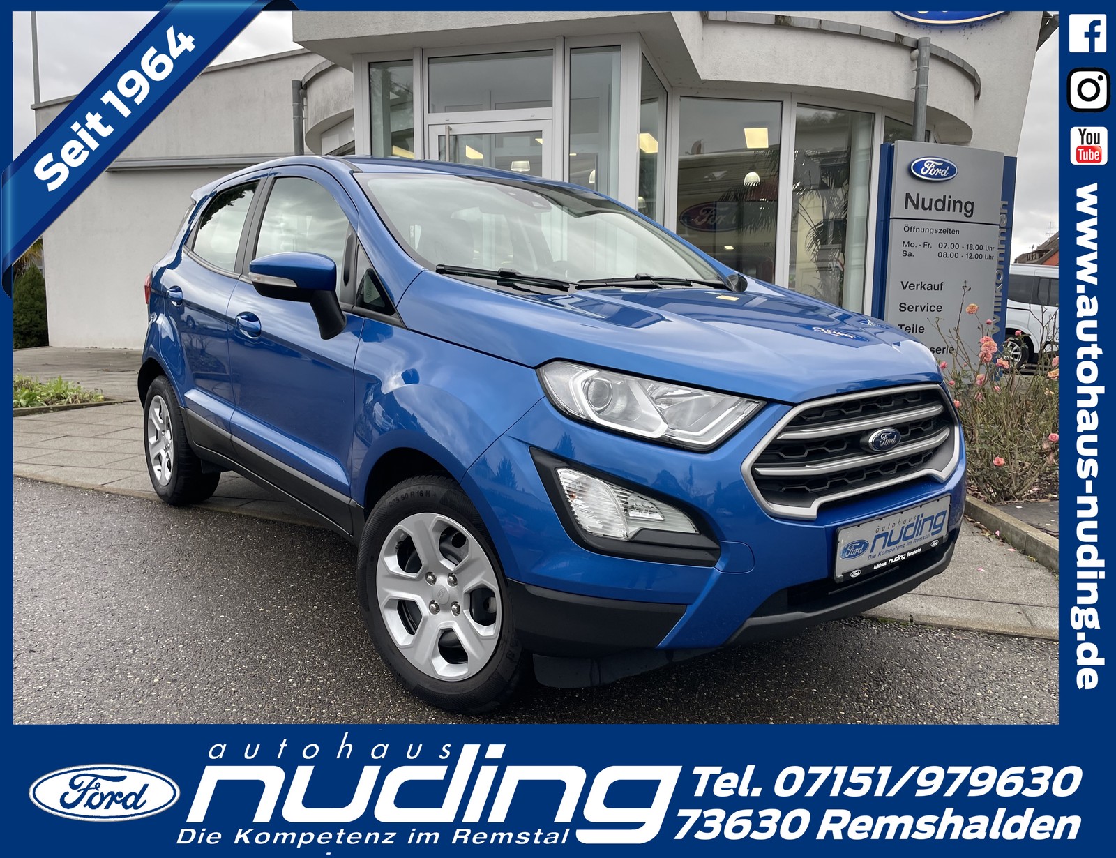 Ford EcoSport 1.0 EcoBoost Cool & Connect PDC/DAB