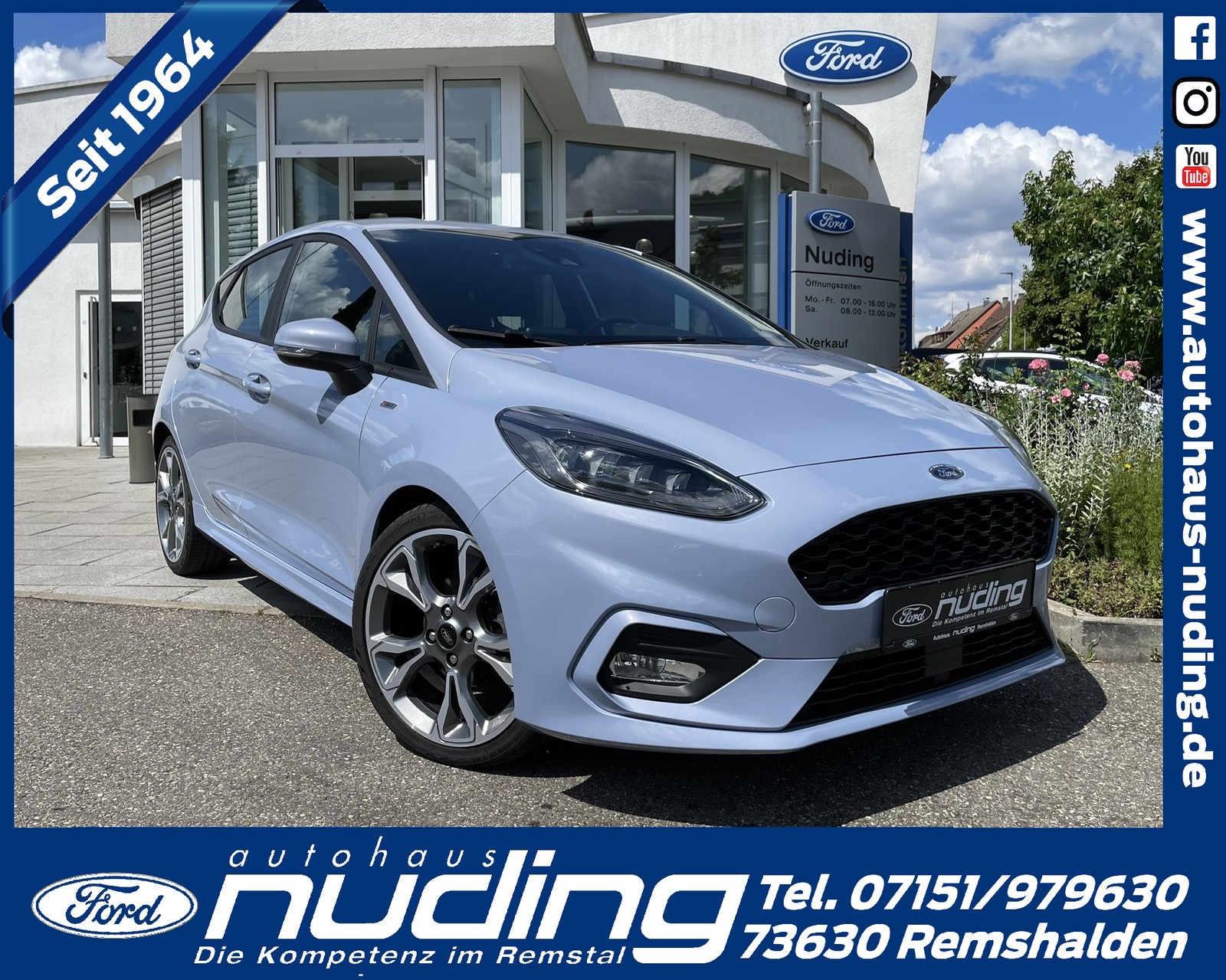 Ford Fiesta 1.0 EcoBoost Hybrid ST-Line ACC/LED/PDC