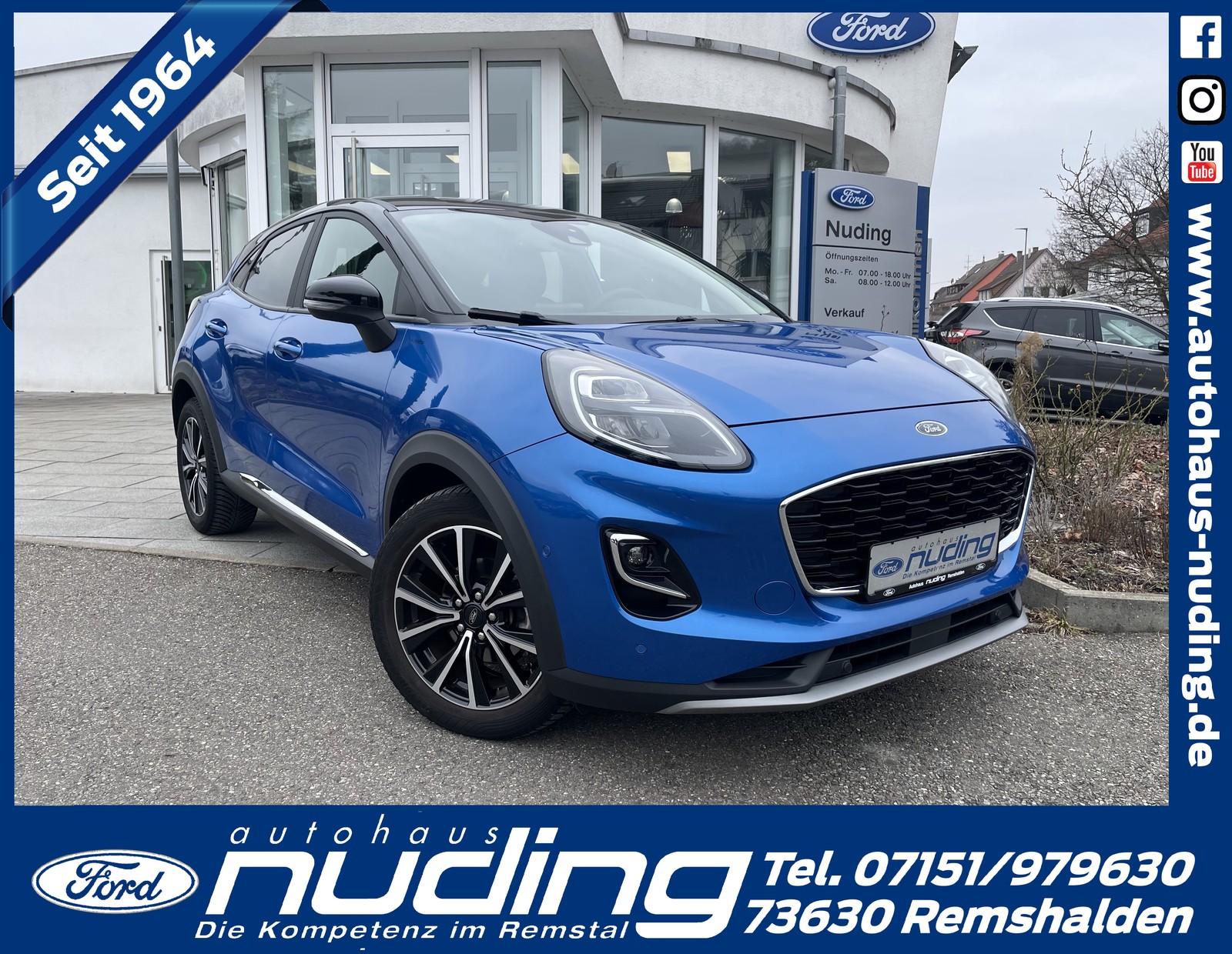 Ford Puma 1.0 EcoBoost Aut. Titanium X ACC/RFK/BLIS