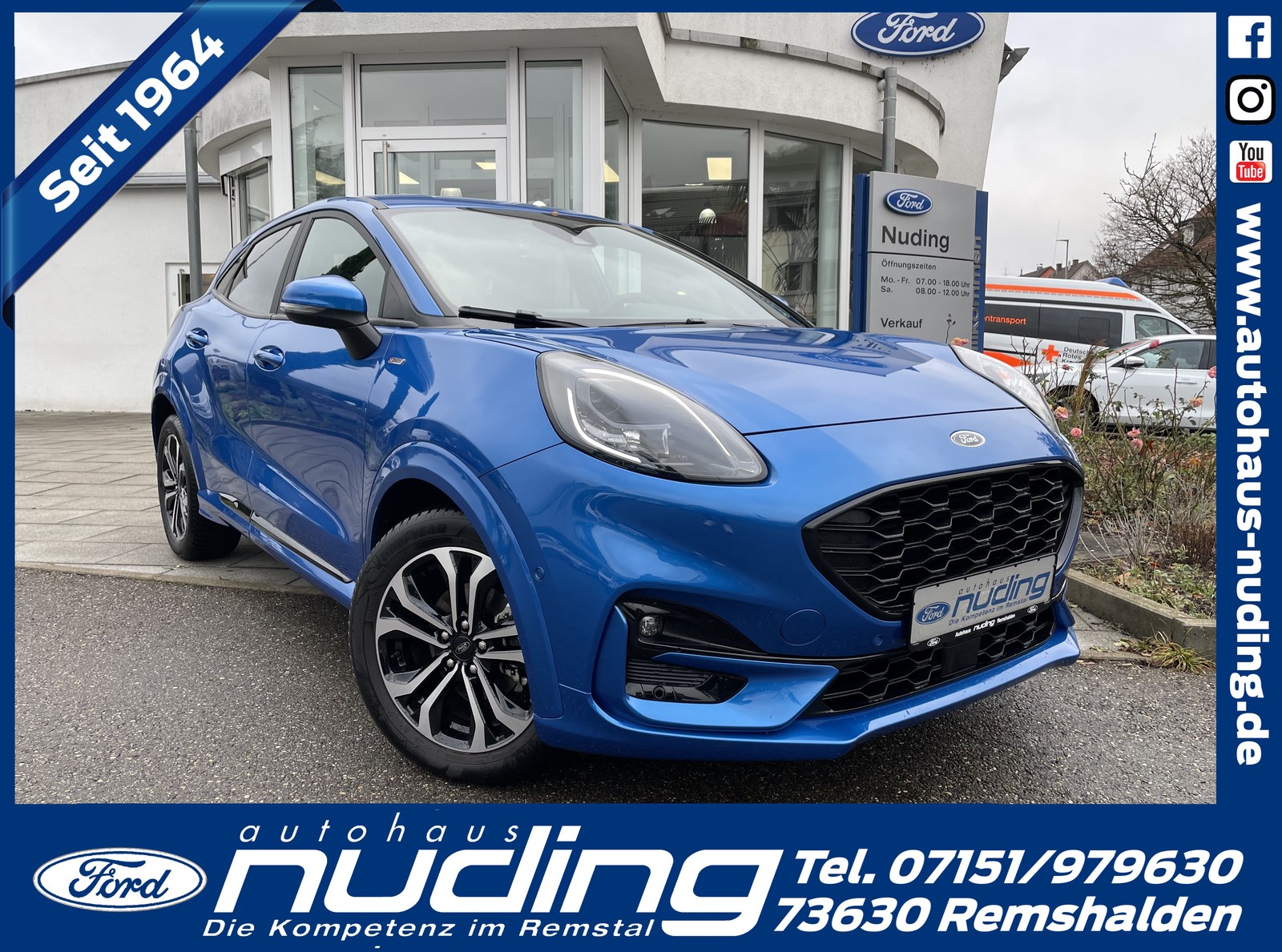 Ford Puma 1.0 EcoBoost Hybrid Aut. ST-Line ACC/RFK/LED