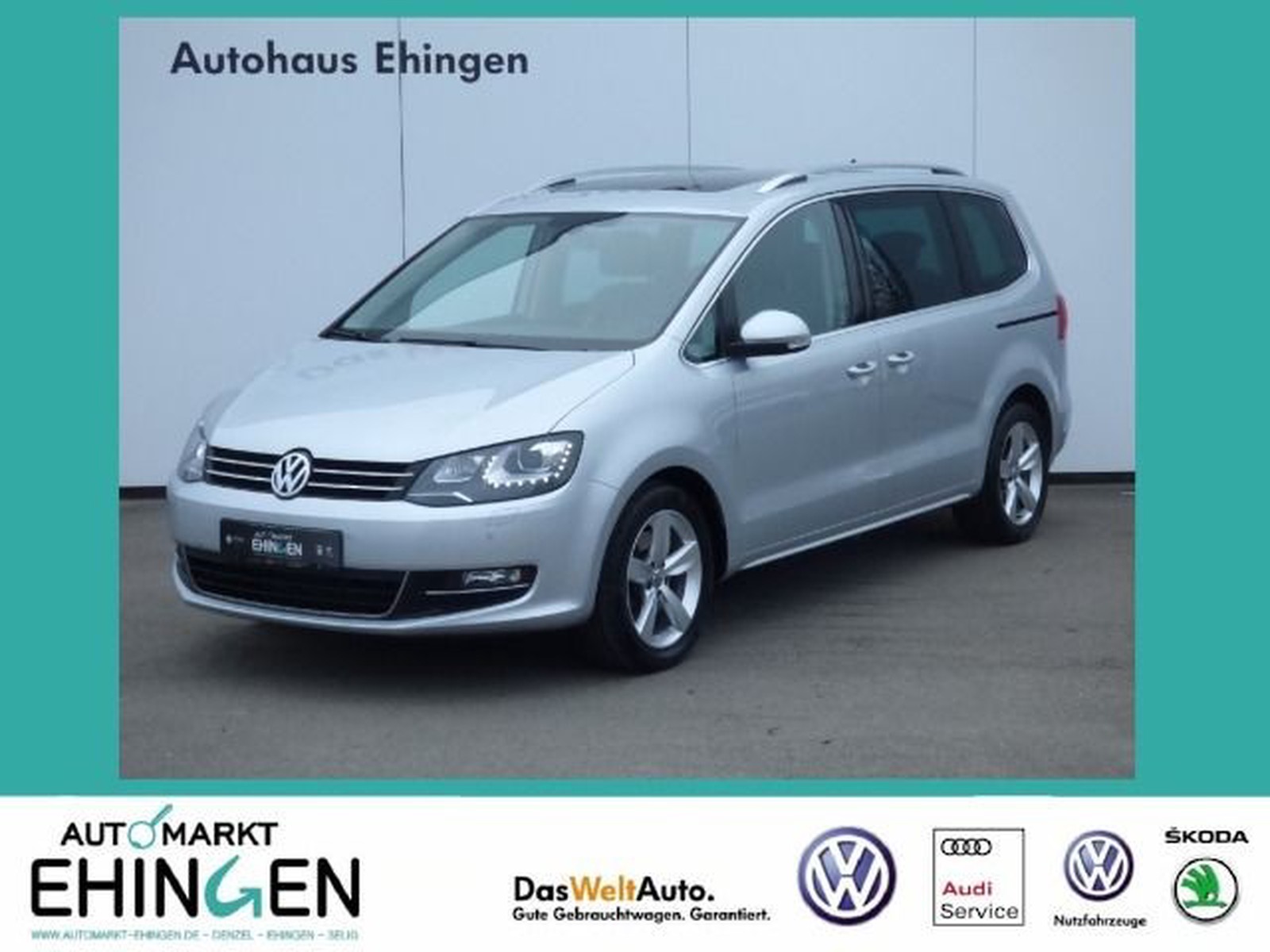 Volkswagen Sharan Highline 2.0 TDI DSG Panorama Sthz AHK Xenon Navi