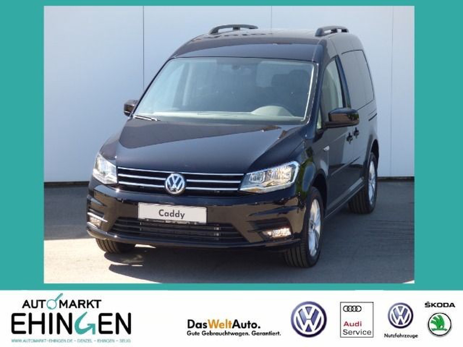 Volkswagen Caddy Comfortline 5-Sitzer Motor: 1,4 l TSI EU6 BlueMotion Technology 96 kW Getriebe: 7-Gang-Doppelkupplungsgetriebe Ra