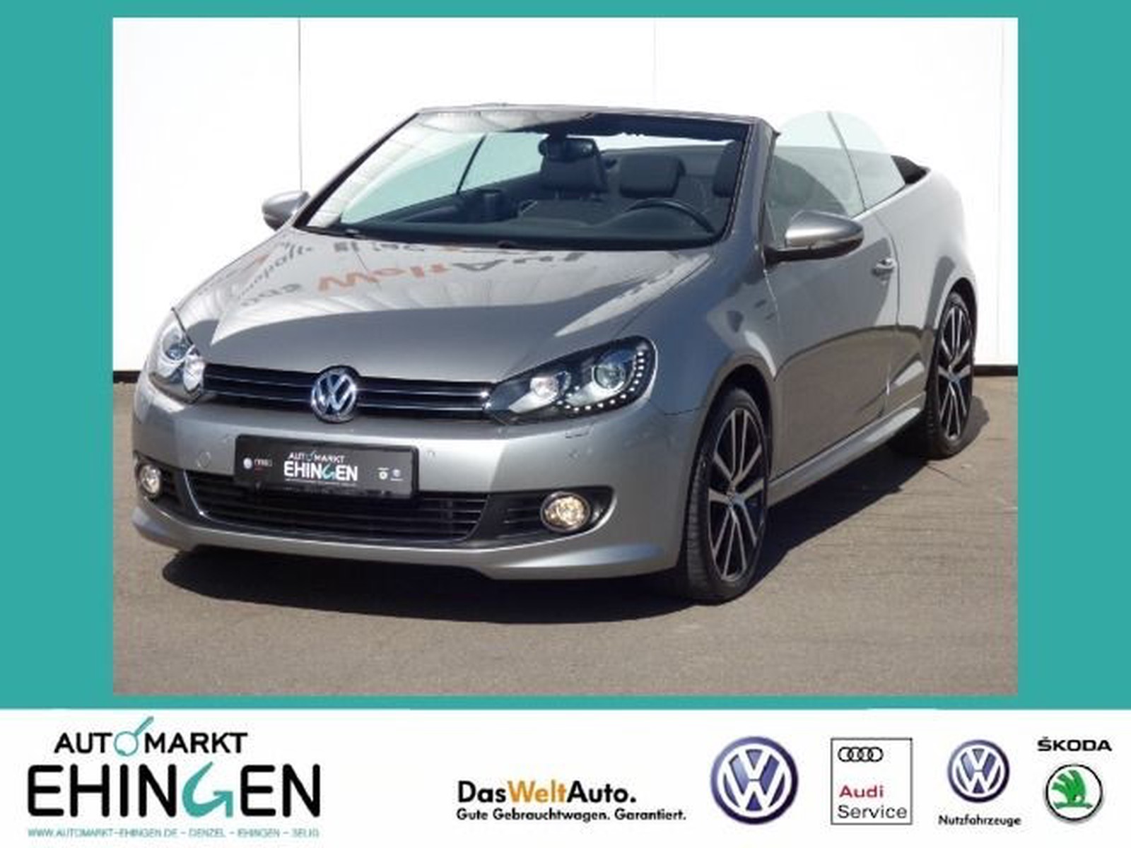 Volkswagen Golf Cabriolet 1.4 TSI Navi Xenon Lounge 5J Garantie