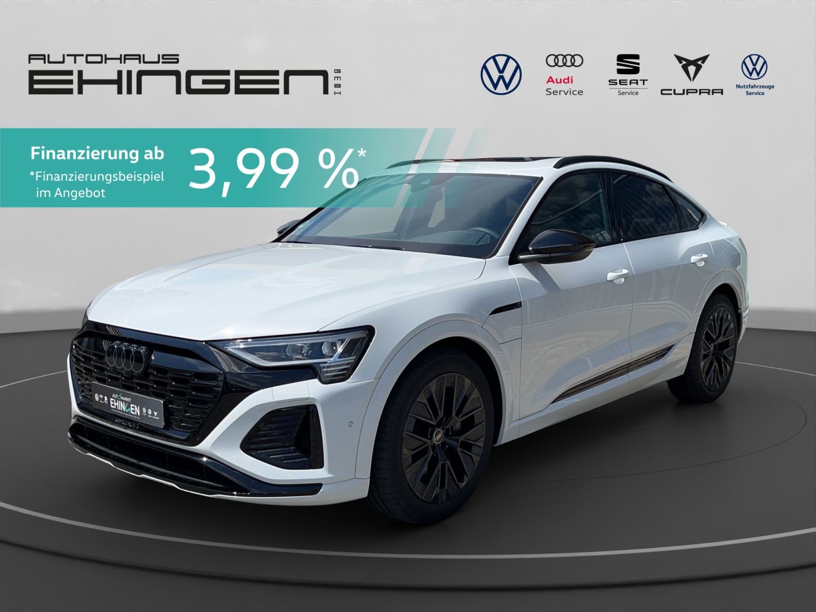Audi Q8 Sportback S line 55 e-tron quattro Matrix 22kW AC Pano