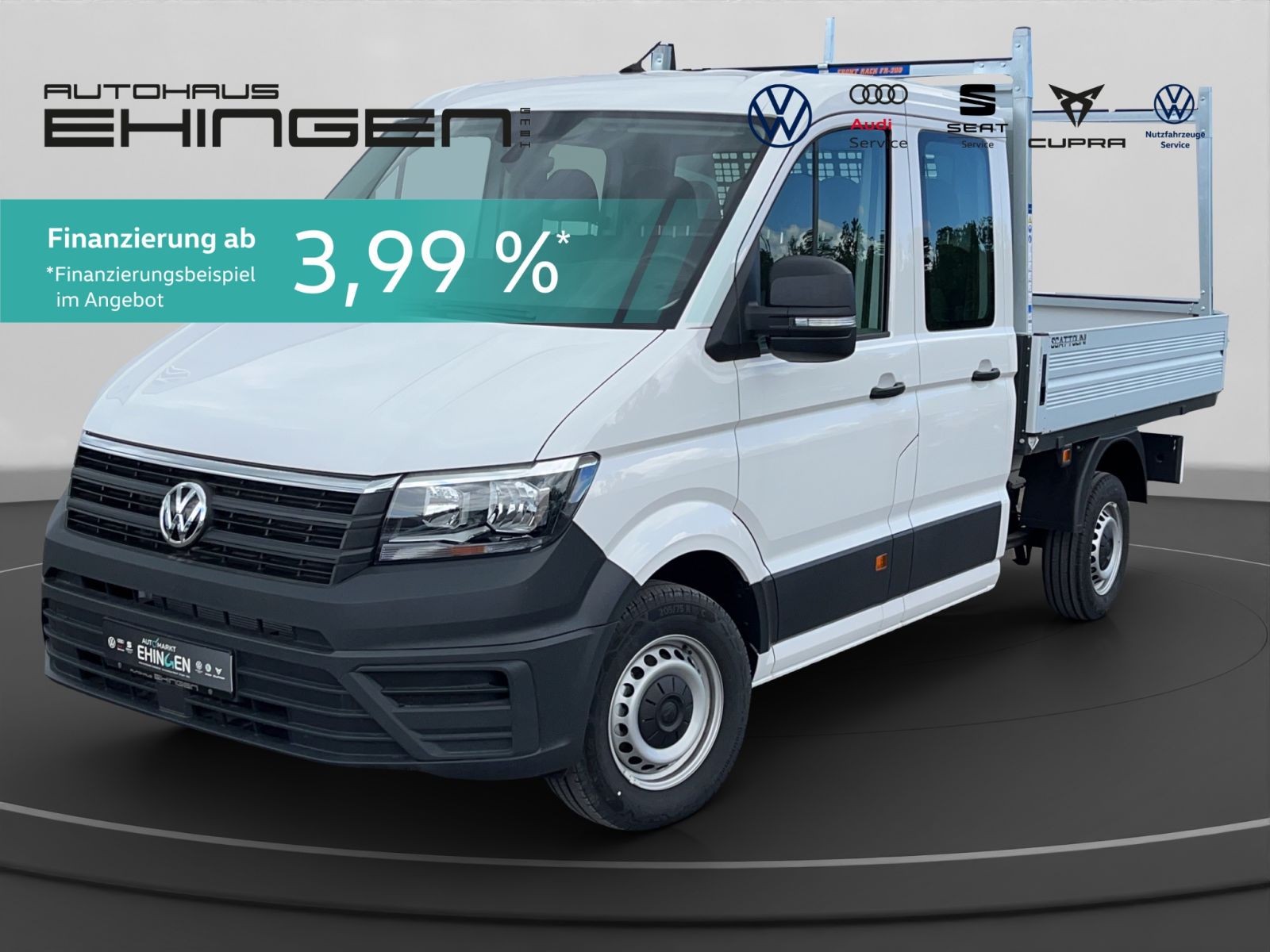 Volkswagen Crafter DOKA Pritsche MR 35 2.0 TDI AHK Klima 5J Garantie