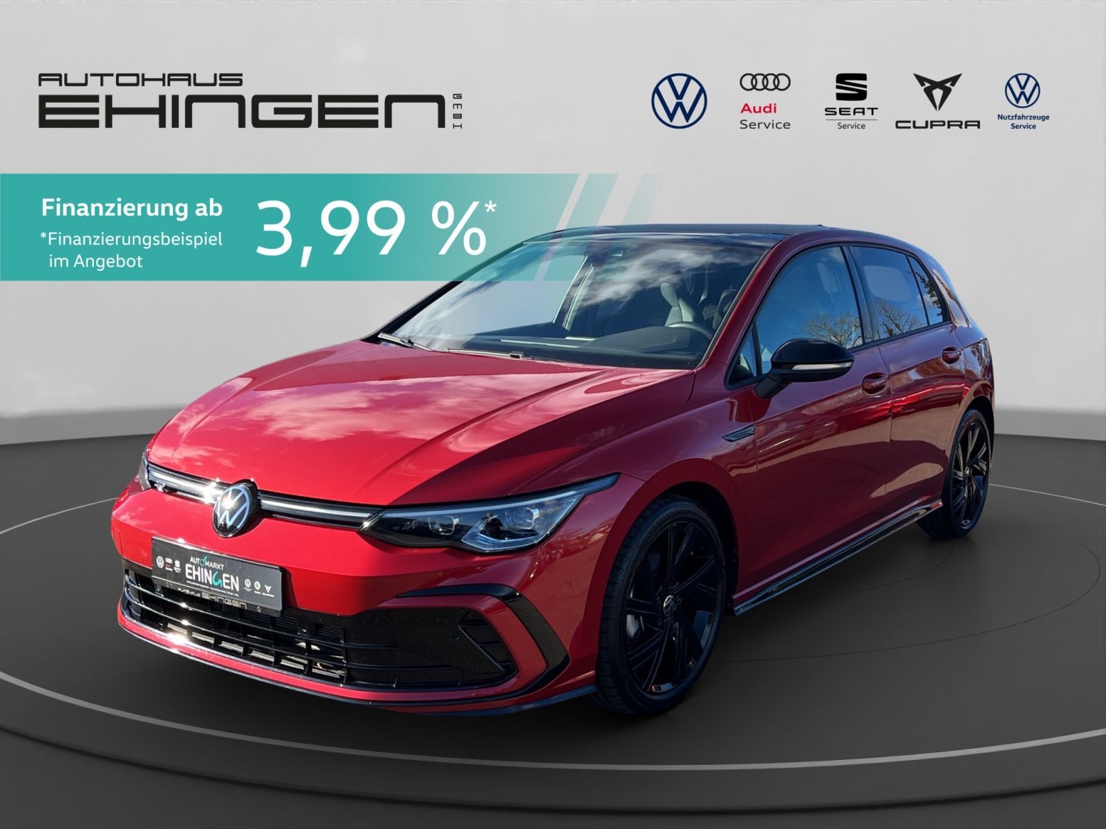 Volkswagen Golf VIII 8 Black R-Line 1.5 eTSI DSG Panorama LED Navi ACC Kamera