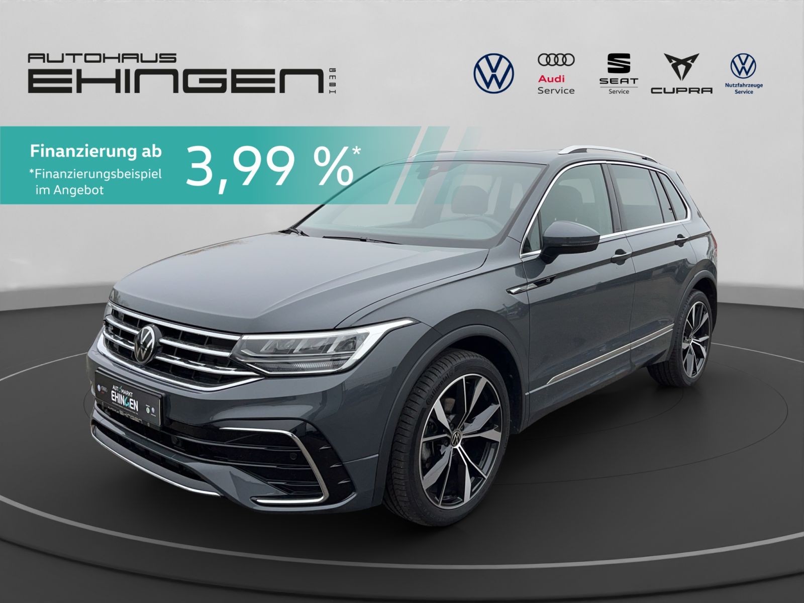 Volkswagen Tiguan R Line 2.0 TDI DSG Panorama AHK LED ACC Navi Kamera