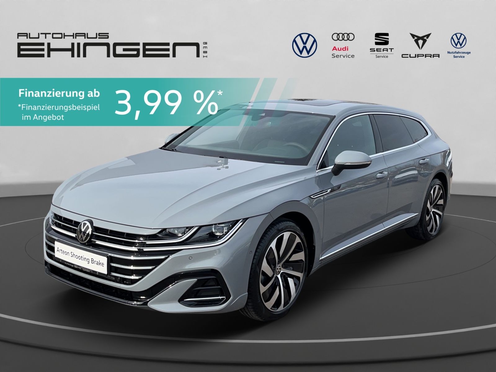 Volkswagen Arteon Shooting Brake R-Line 2,0 l TDI SCR 147 kW (200 PS) 7-Gang-Doppelkupplungsgetriebe DSG