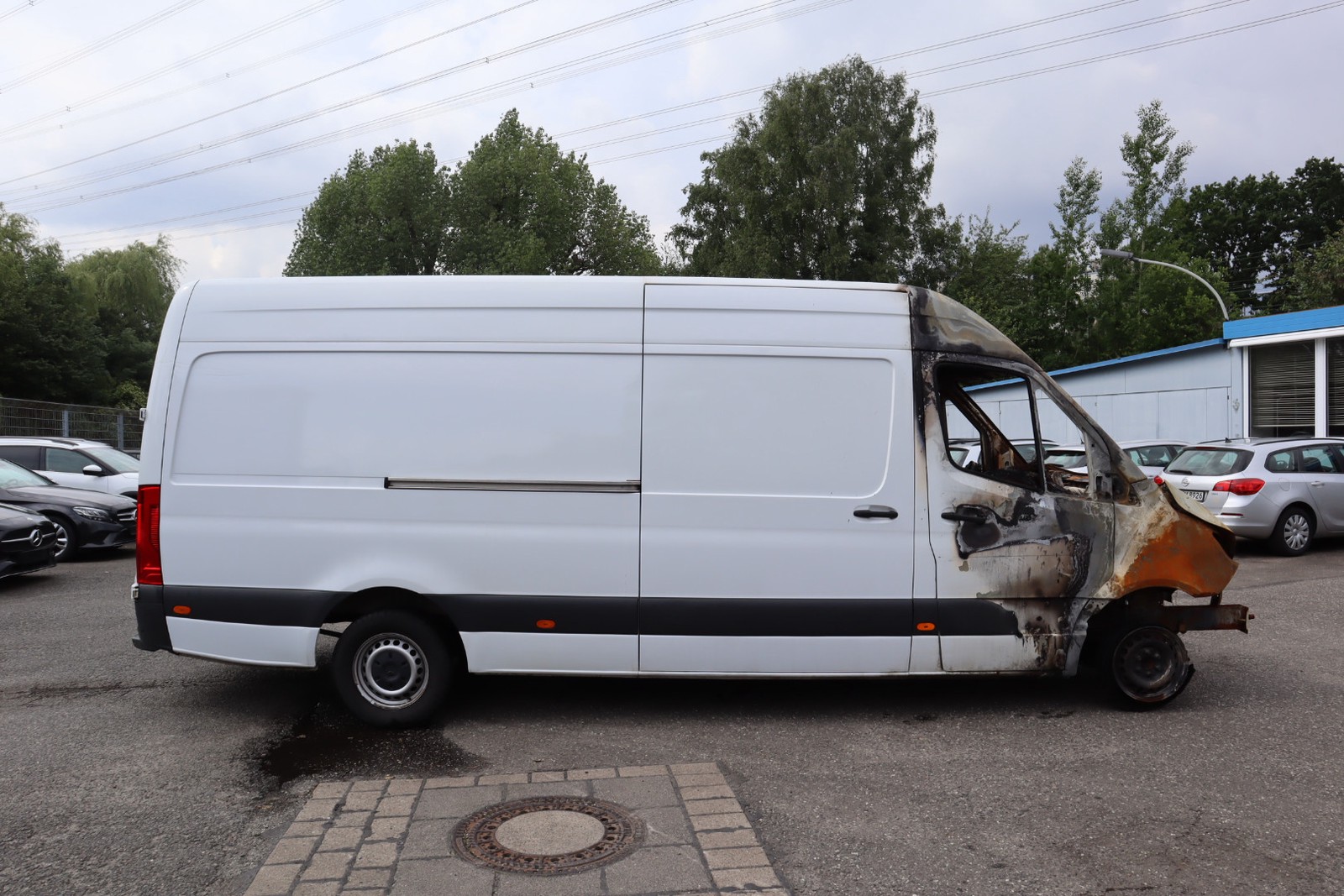 Mercedes-Benz Sprinter 316 CDI RWD L4 MAXI. Brandschaden Klima. PDC.