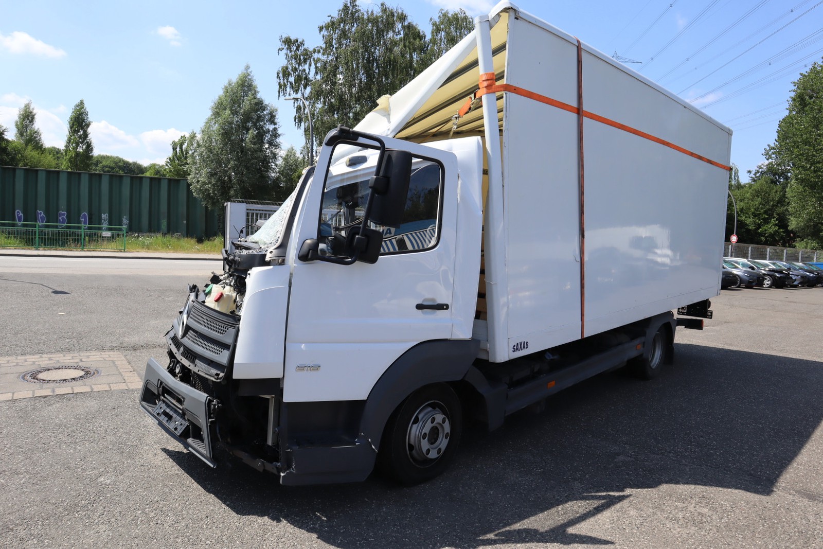 Mercedes-Benz 818 Atego Autom. Koffer Klima. Luftfederung. LBW. AHK.