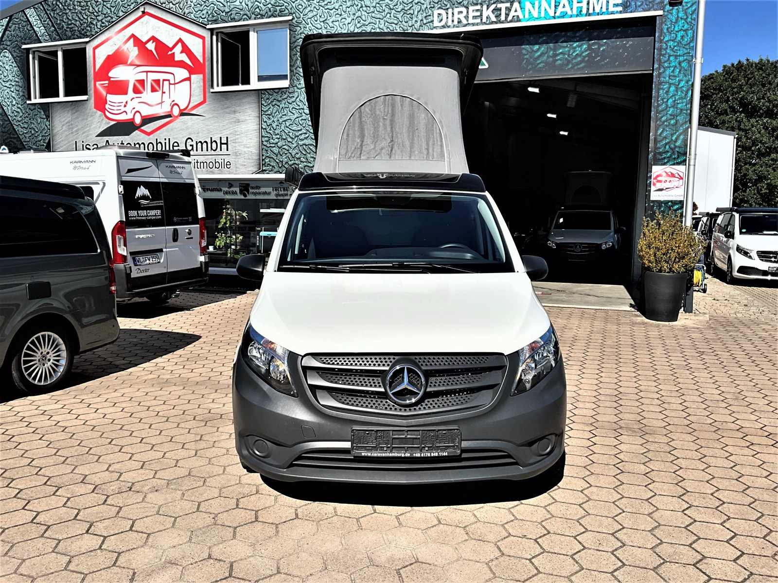 Mercedes-Benz 116 Van Tourer Camper Automatik Küche Cam AHK Markise