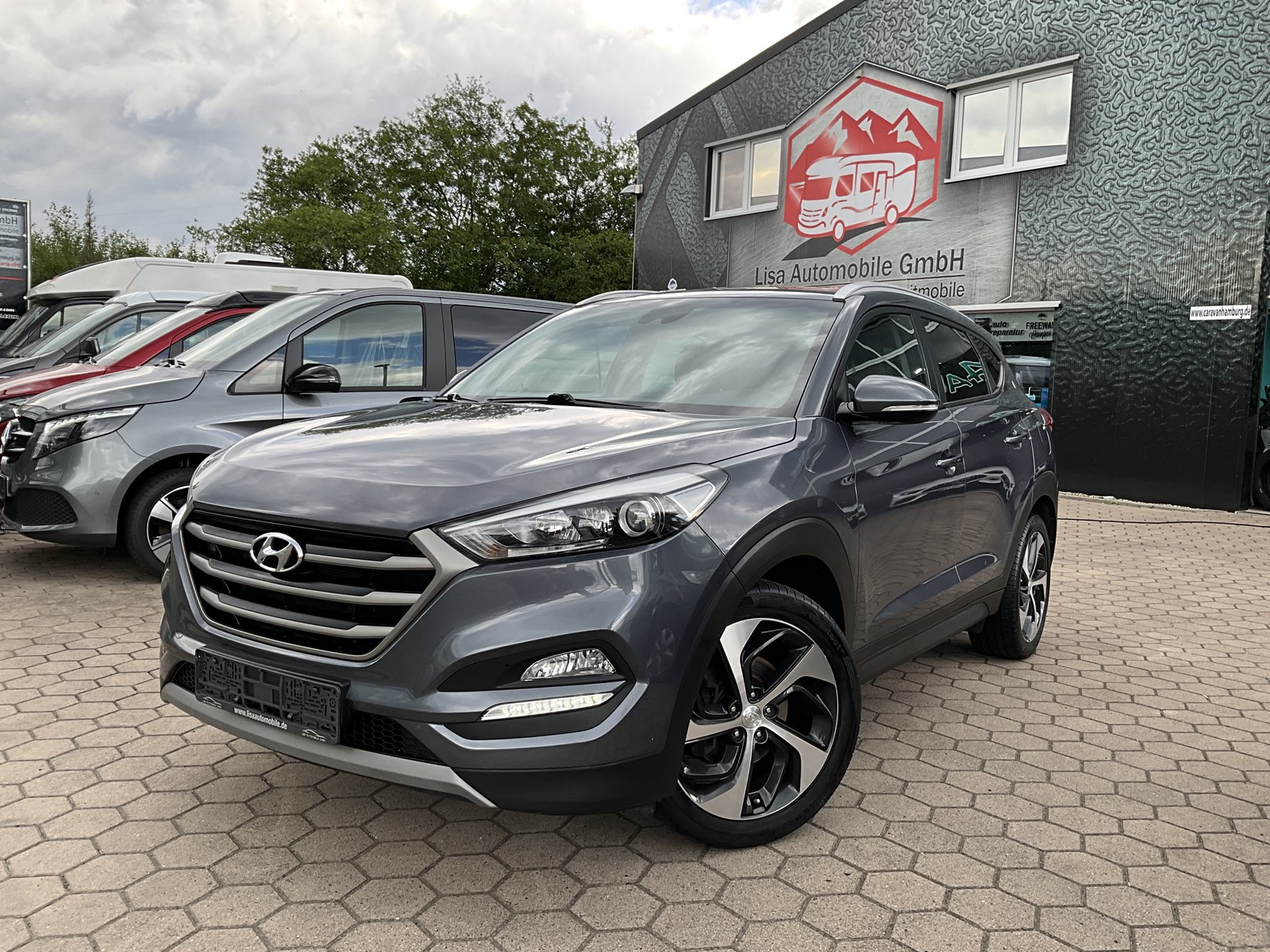 Hyundai TUCSON Hyundai Tucson blue 2WD 1,6 Aut.-Navi-LED-SHZ-Eur6-Cam