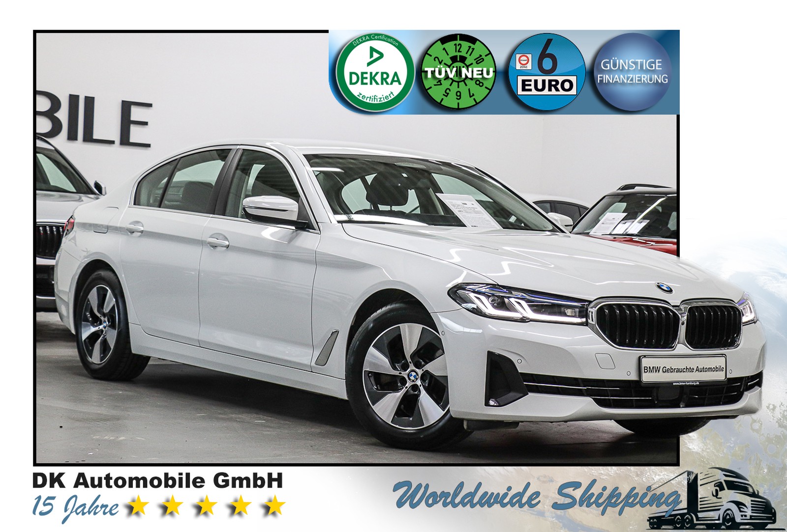 BMW 520d Aut./SPORTLENKRAD/KAMERA/LASERLICHT/HEAD UP