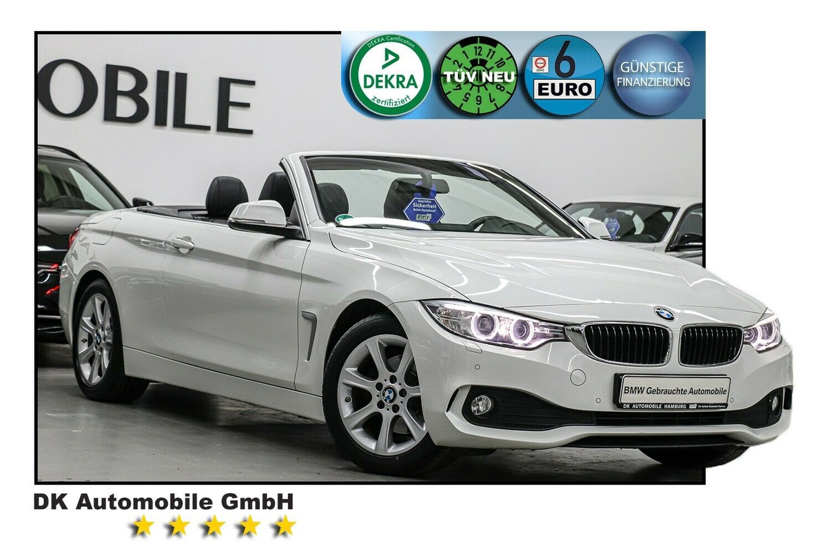 BMW 420 d Cabrio Aut/KOMFORTZUGANG/ANHÄNGER/NAVI PRO