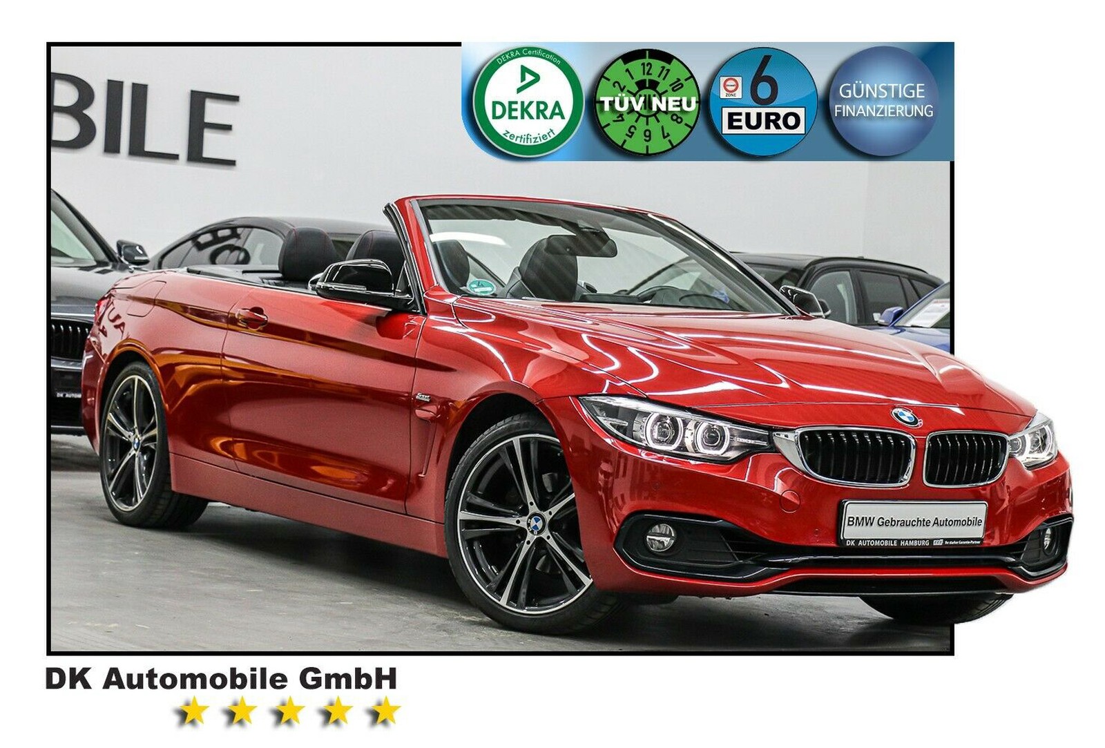 BMW 420i Cabrio Aut /SPORT LINE/HARMAN/LENKRADHEIZUNG